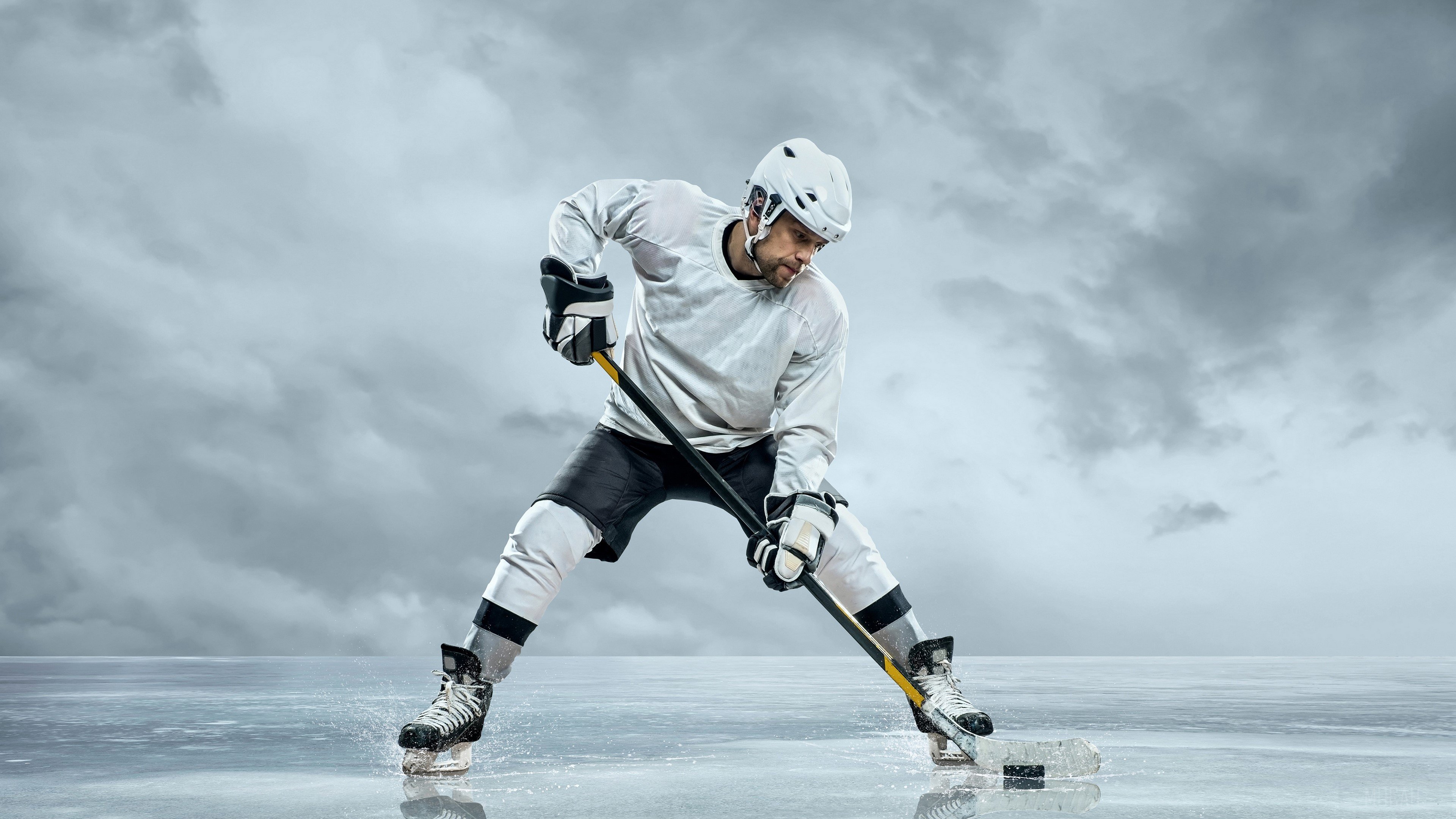 Hockey, Man 4k Gallery HD Wallpaper