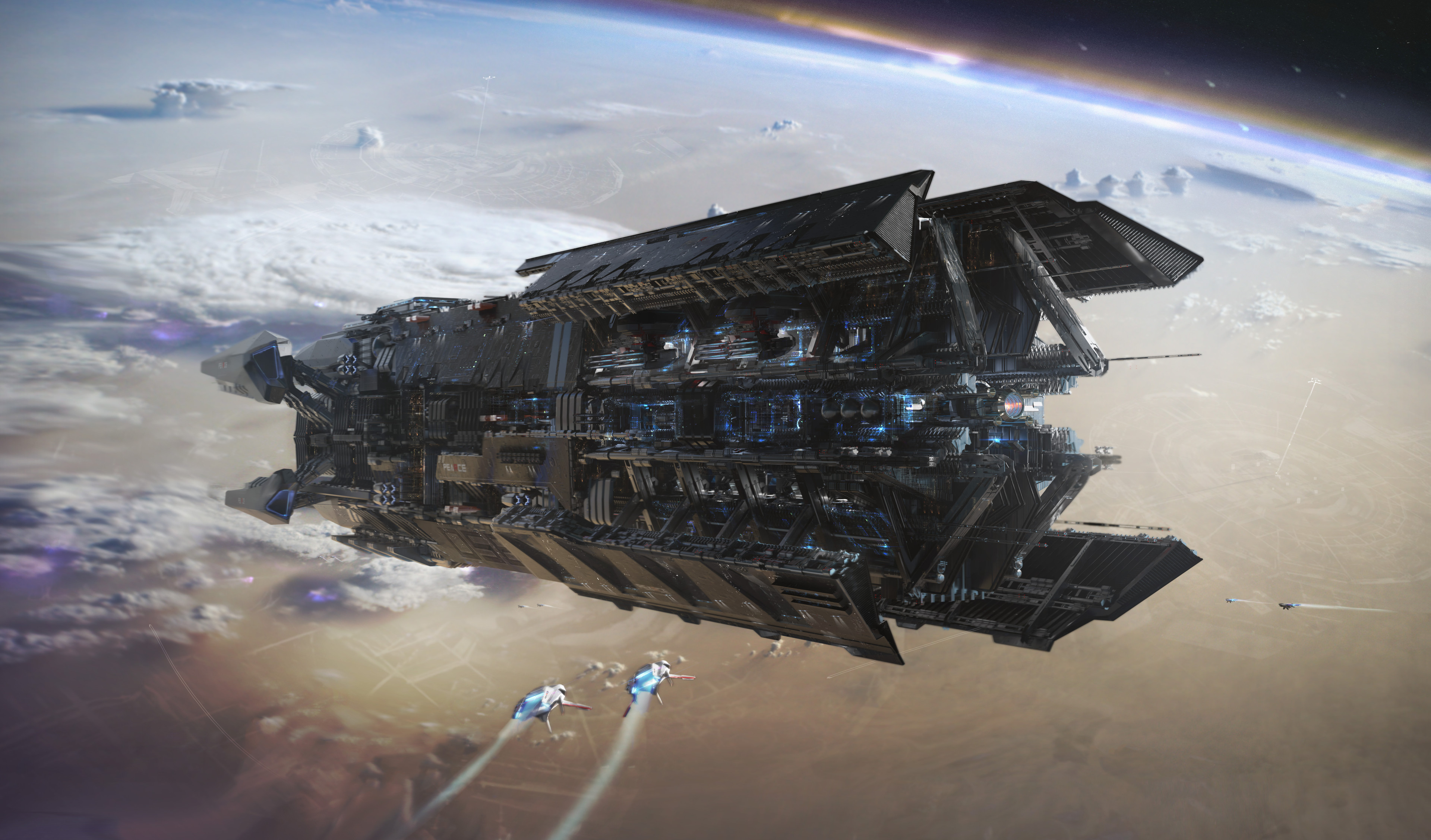 4k Spaceship Wallpapers Wallpaper Cave