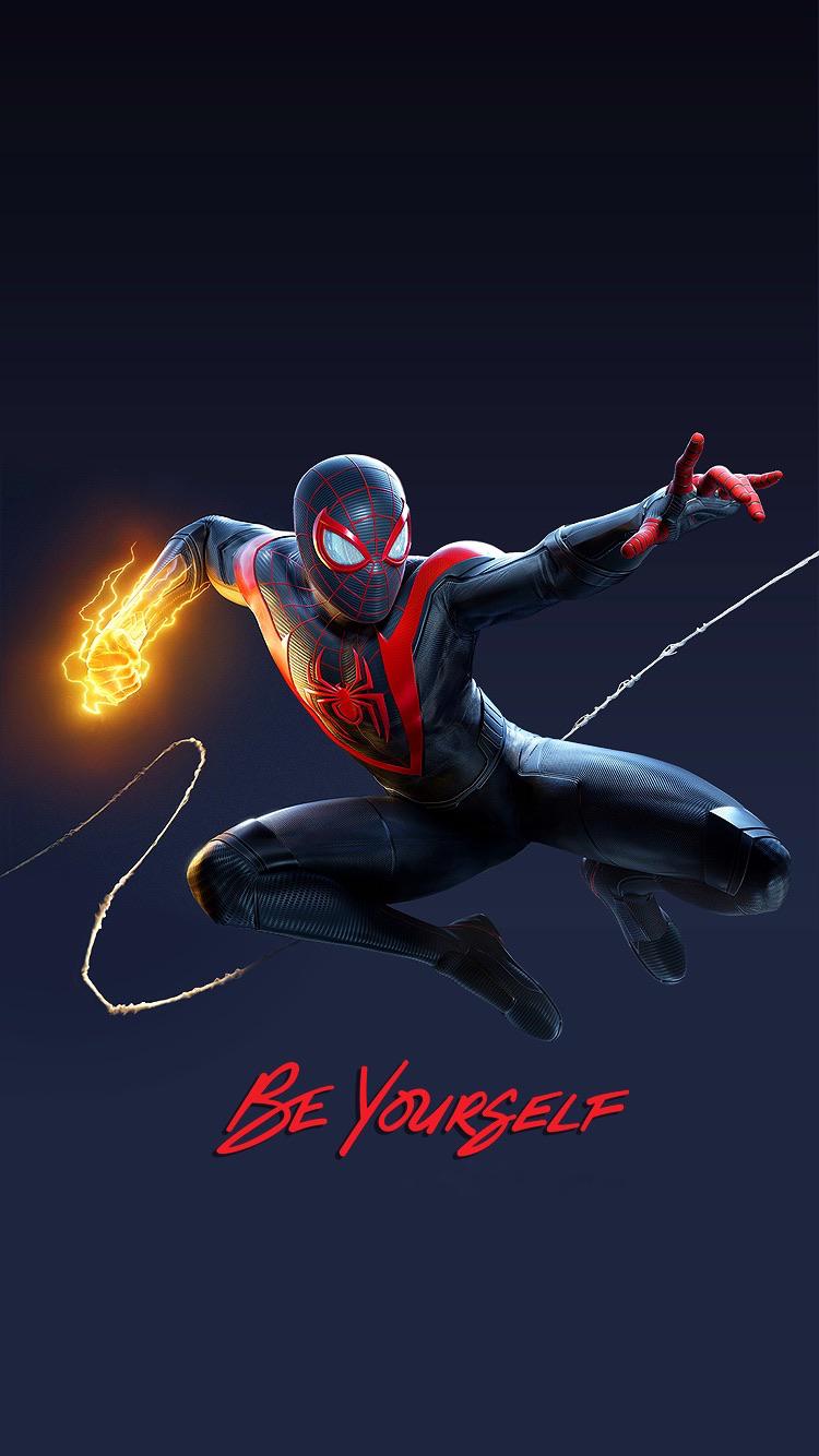 Spider Man Miles Morales 4k IPhone Wallpaper