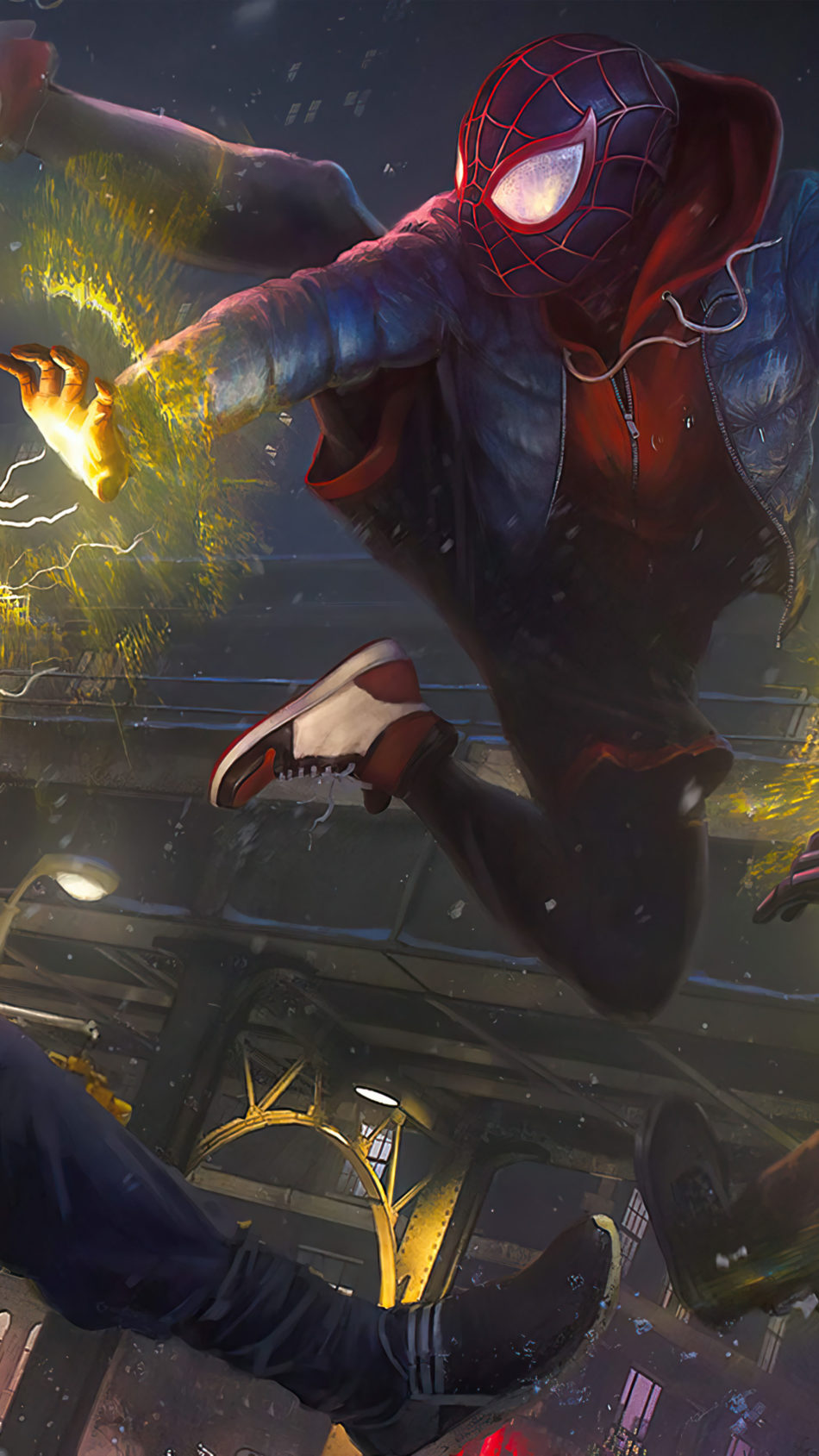 Spider Man Miles Morales Gameplay Venom Strike 4K Ultra HD Mobile Wallpaper