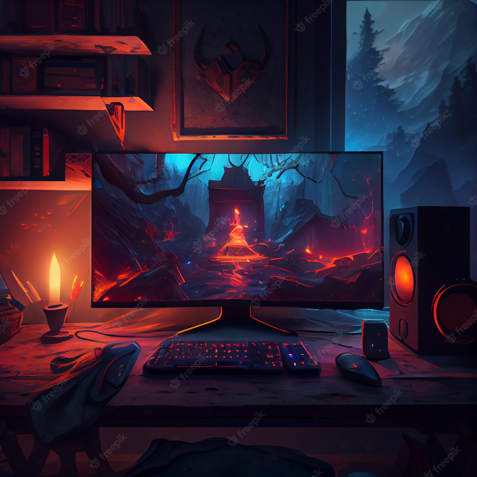 Gaming Computer Wallpaper Image