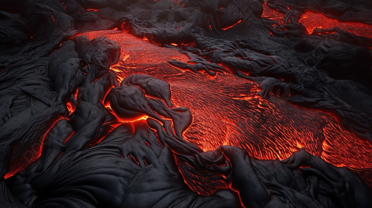 Volcanic Material In Motion Background, Lava Flow 4k, 3D Basaltic Lava, Abstract Volcanic Background Background Image And Wallpaper for Free Download