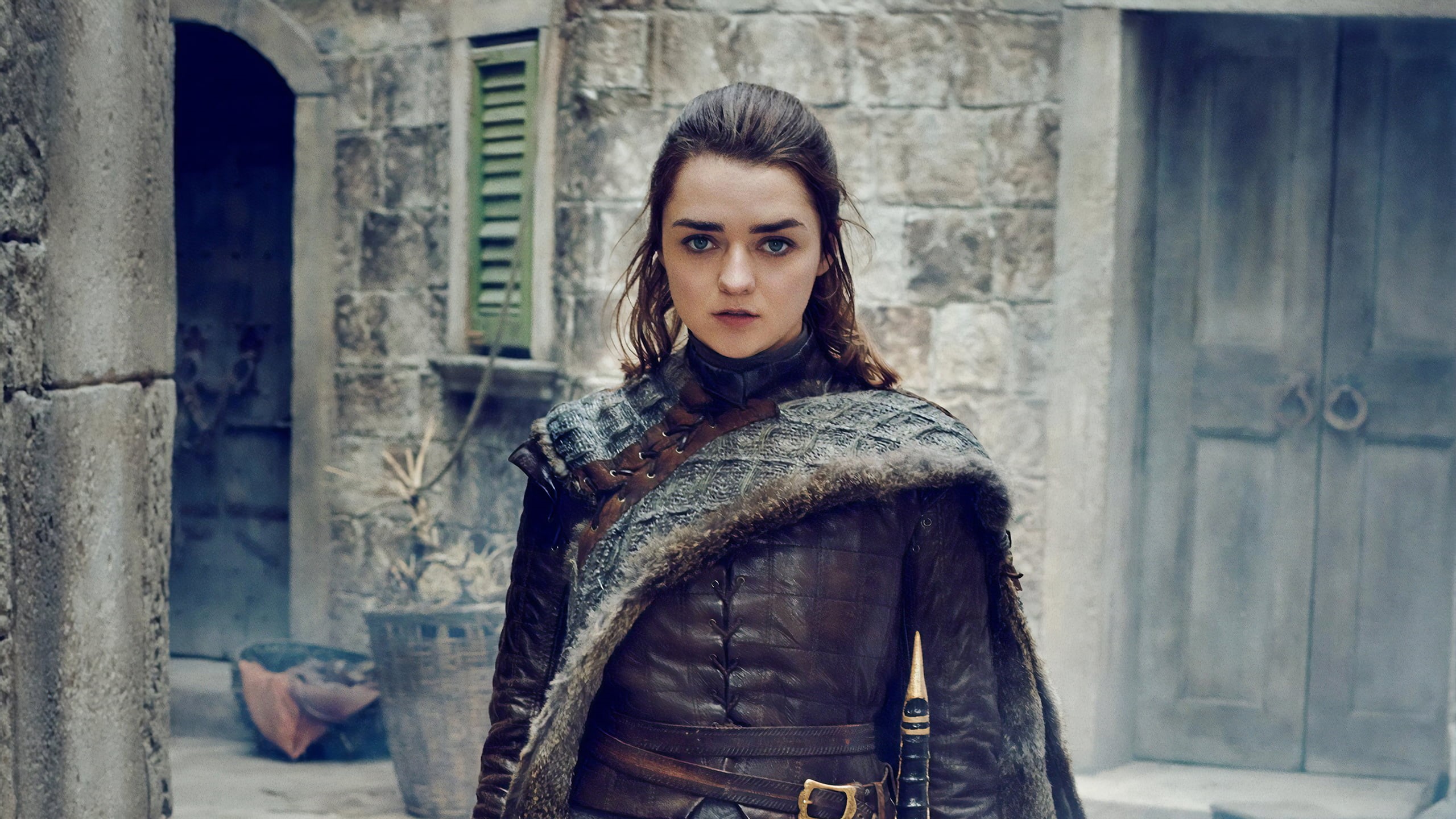 Wallpaper / 2K, Maisie Williams, TV Show, Game Of Thrones, Arya Stark free download