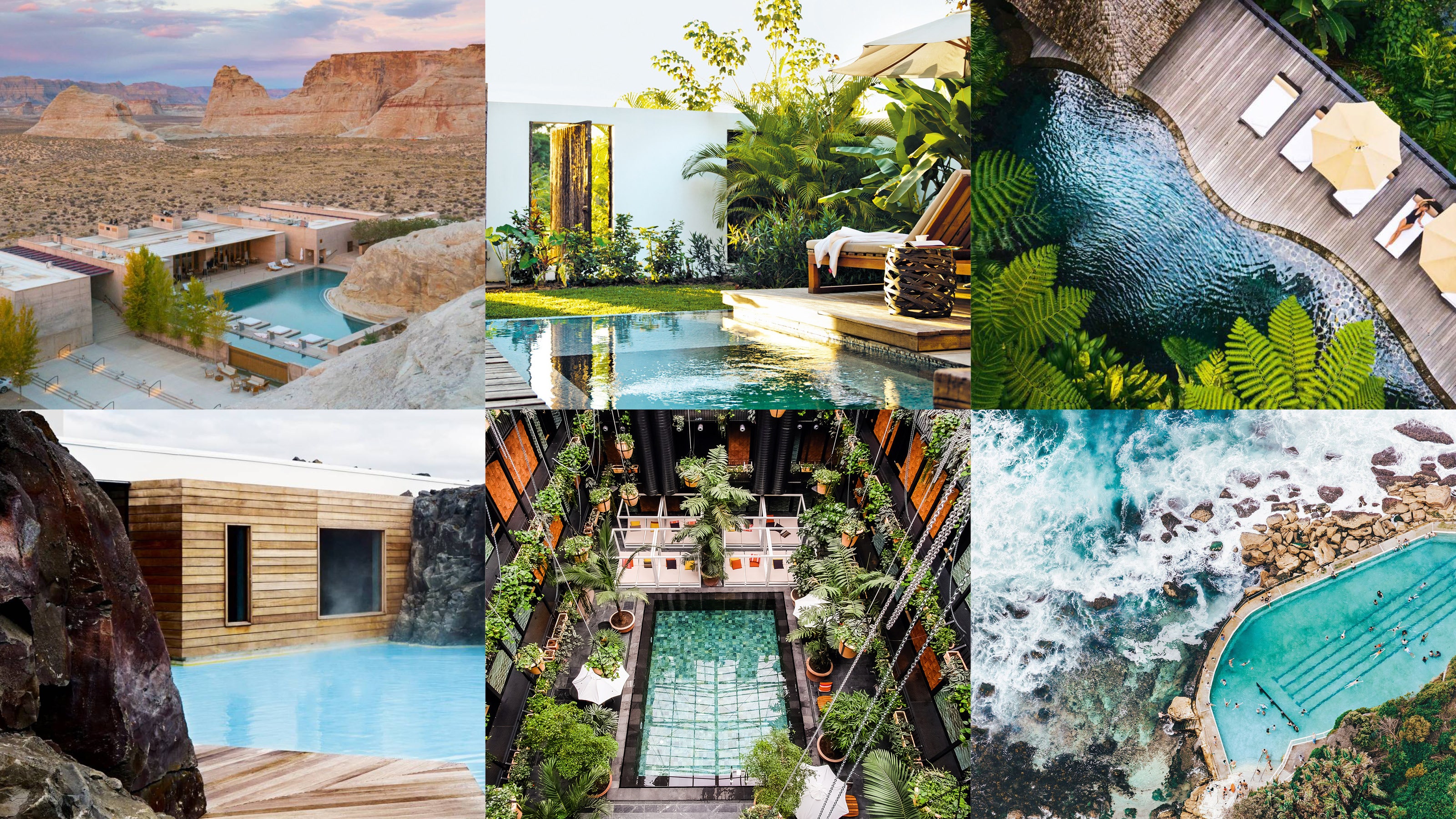 Hotels with swimming pools. The best swimming pools in the world