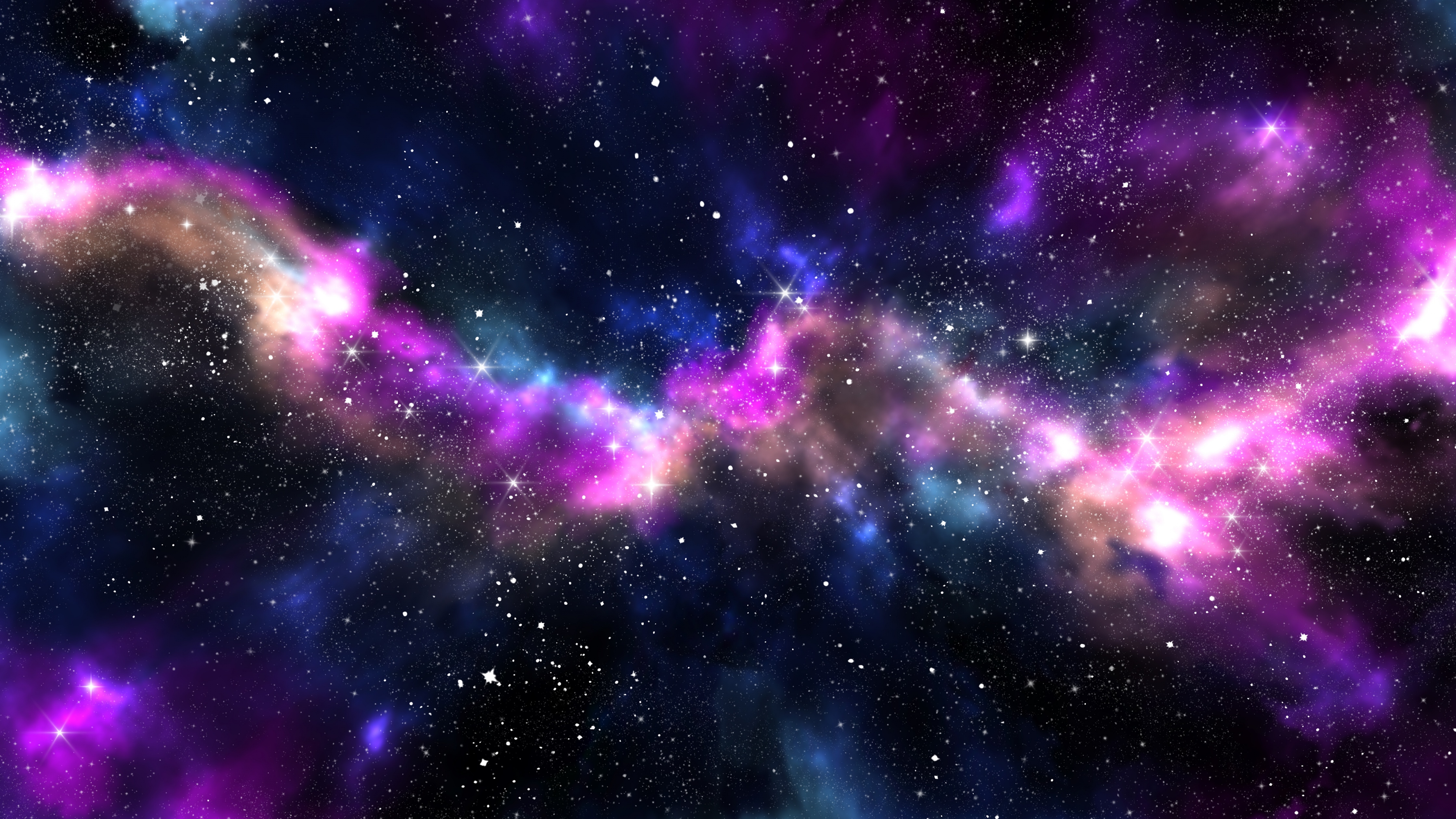 Galaxy Wallpaper 4K, Milky Way, Stars, Deep space