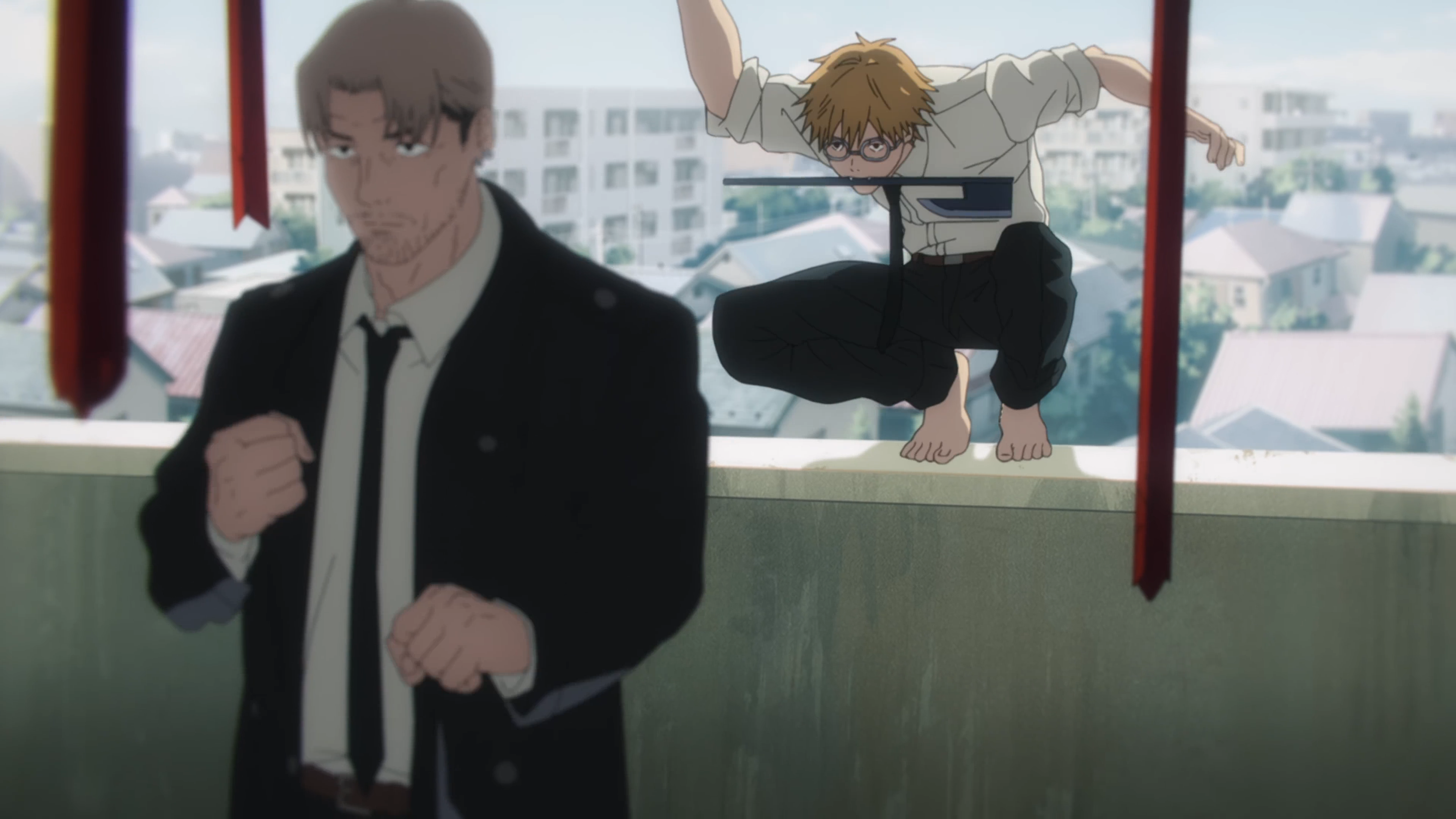 Chainsaw Man Denji Chainsaw Man Kishibe Chainsaw Man Anime Screenshot Anime Boys Wallpaper:3839x2159