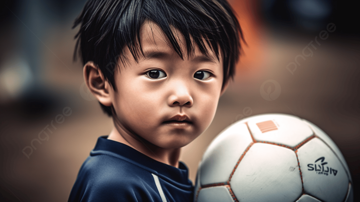 Child Holding A Soccer Ball Wallpaper Free Background, Future Professional Soccer Player, HD Photography Photo Background Image And Wallpaper for Free Download