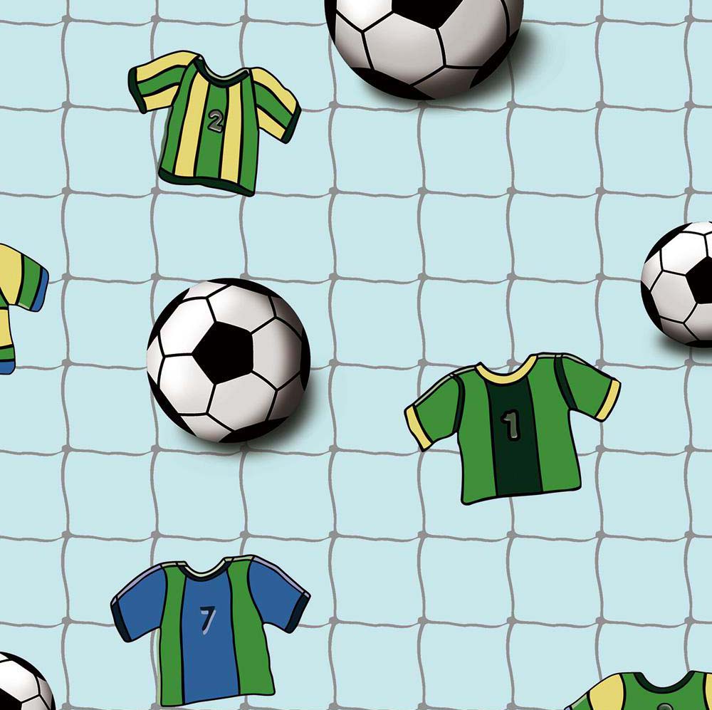 Source Children Kids Boys room wall decor wallpaper football Soccer Ball soccer jersey pattern Wallpaper roll wholesale on m.alibaba.com