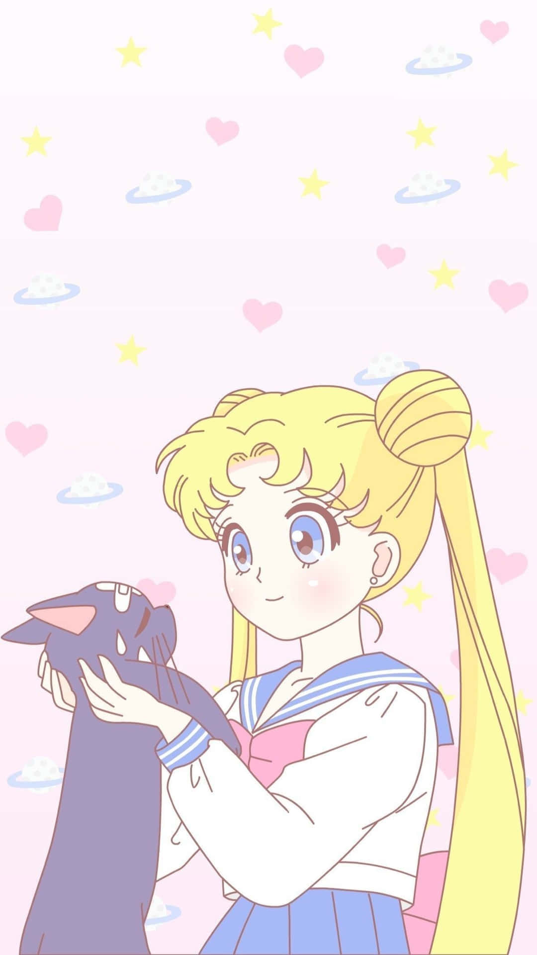 Download Luna And Sailor Moon PFP Wallpaper