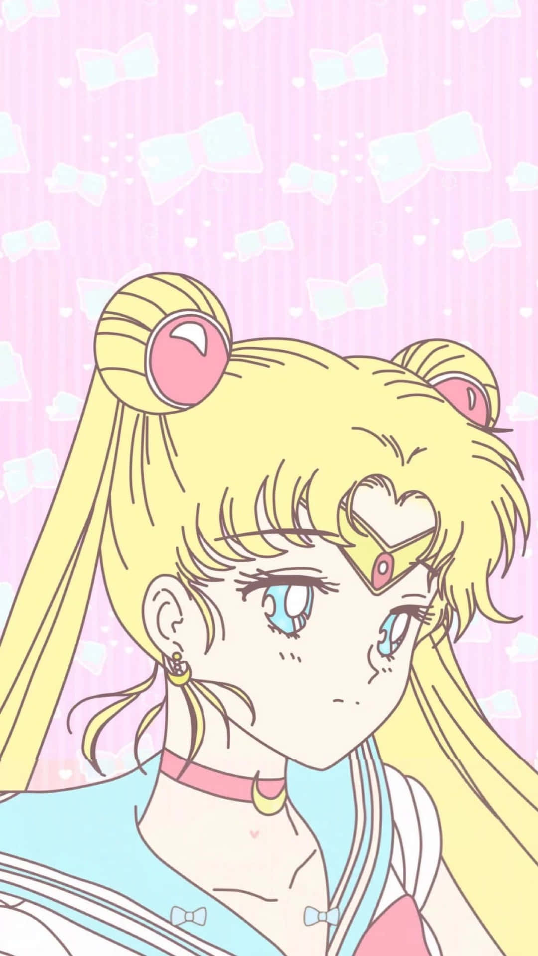 Download Aesthetic Sailor Moon Anime Cute Pink Wallpaper