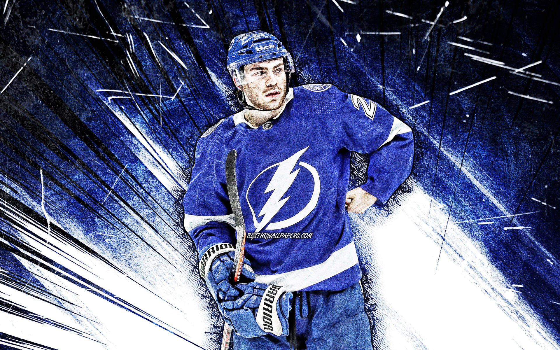 Download Brayden Point Tampa Bay Lightning Ice Hockey Player Wallpaper