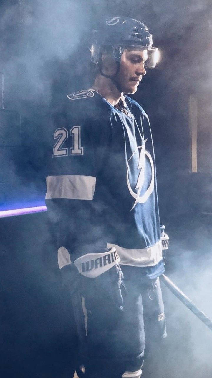 Download Brayden Point National Hockey League Athlete Wallpaper