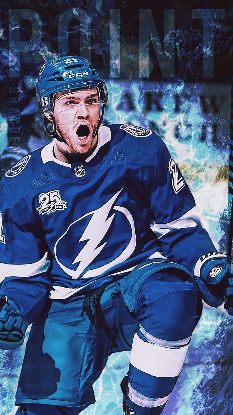 Be The Thun(k)der: Another Brayden Point Wallpaper