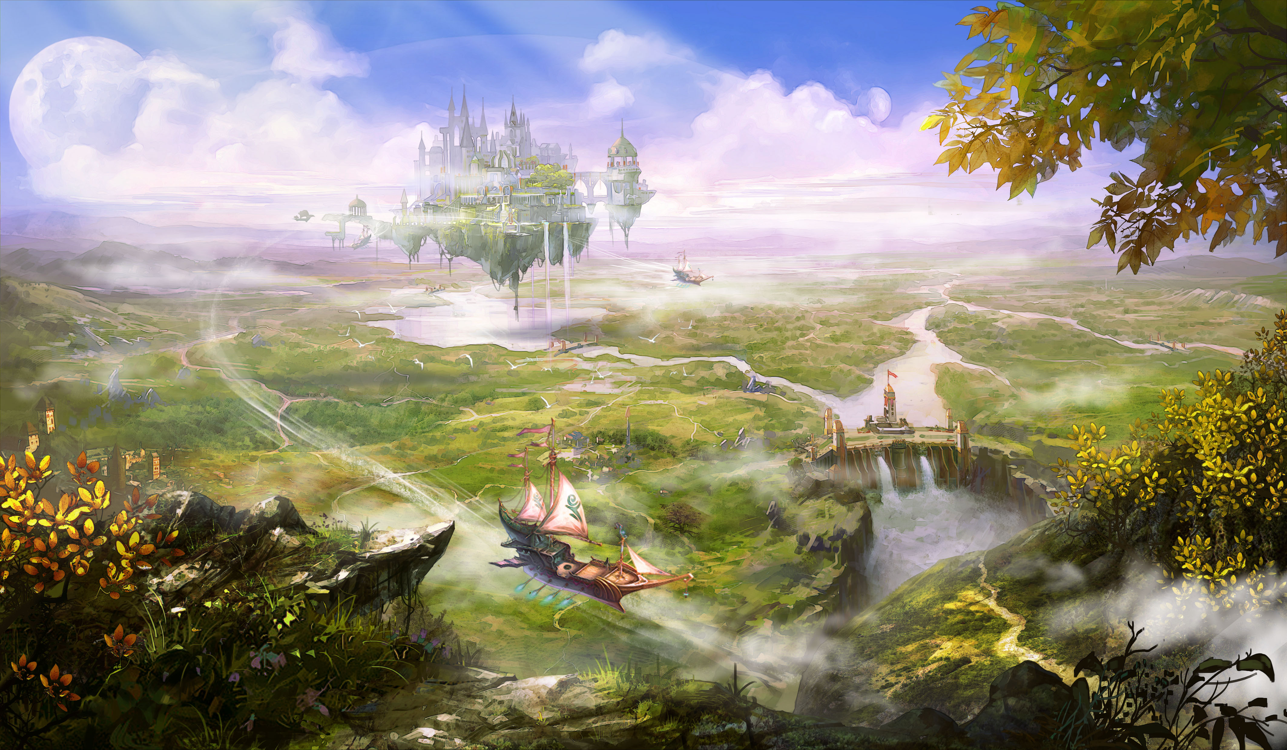 4K Fantasy Landscape Wallpaper and Background Image