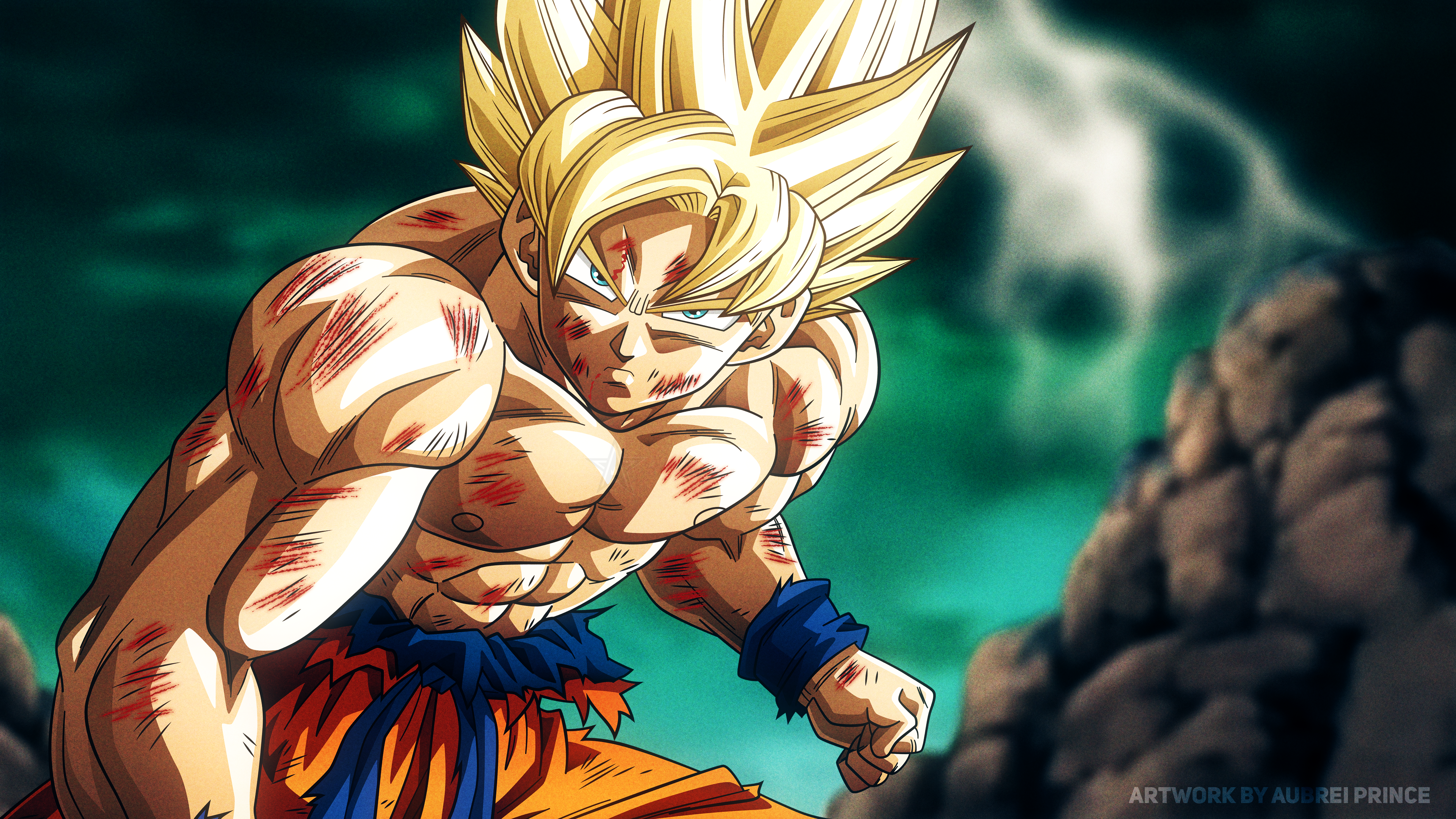 Super Saiyan Goku 4K Ultra HD Anime
