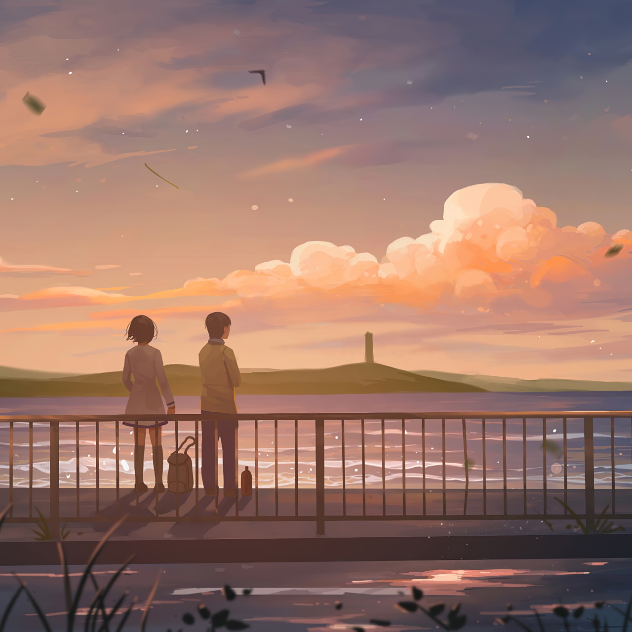 Wallpaper 4k Anime Couple Lets Talk Wallpaper
