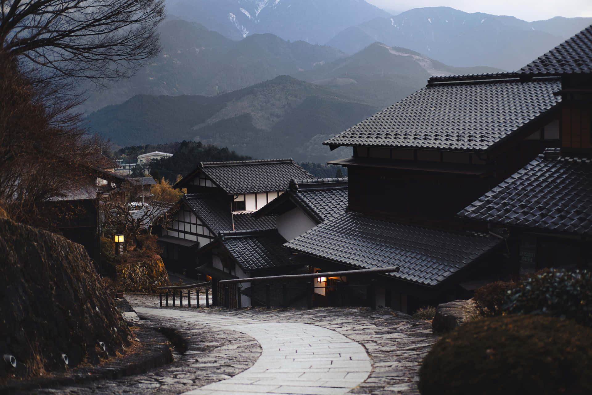 Download Traditional Aesthetic Village Japanese Houses Wallpaper