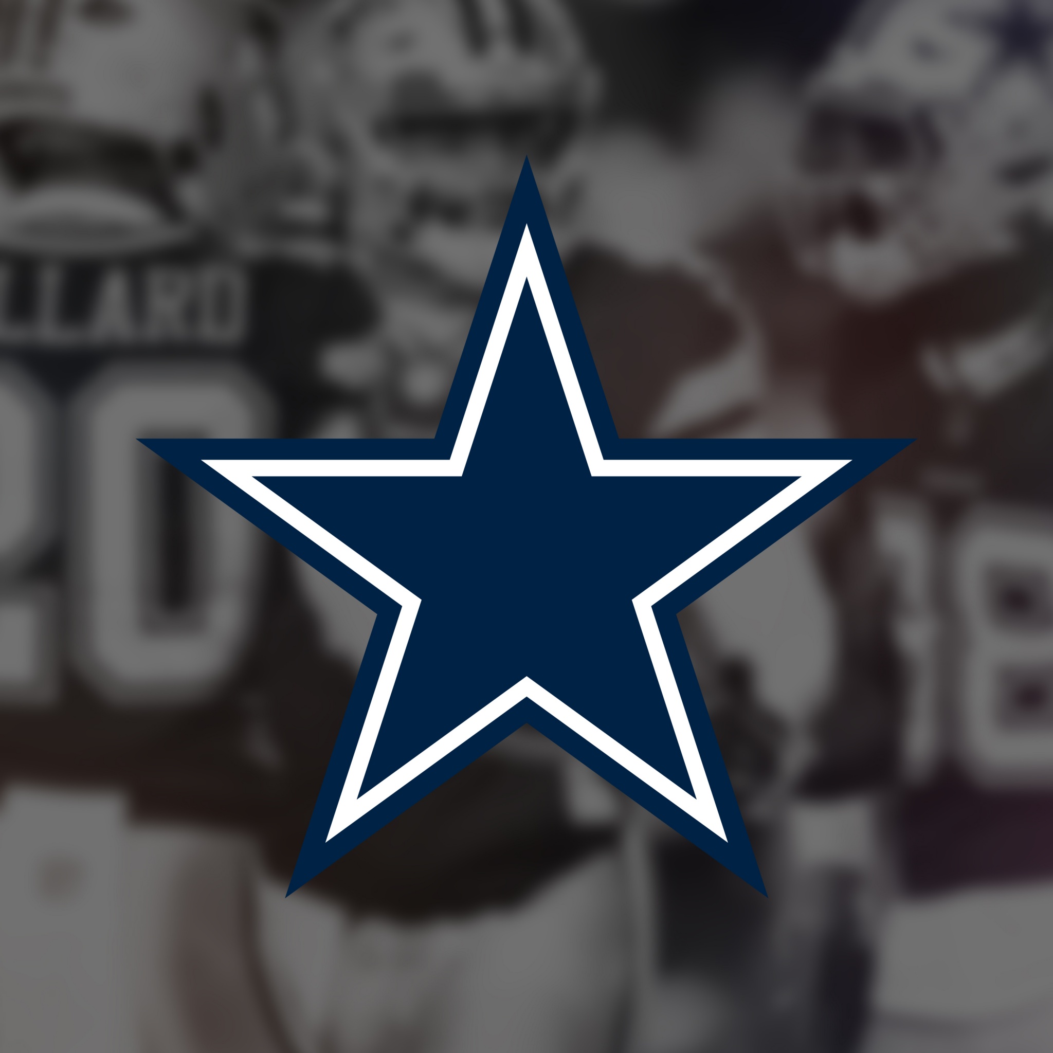 Dallas Cowboys, American football team, blue stone background, Dallas  Cowboys logo, HD wallpaper