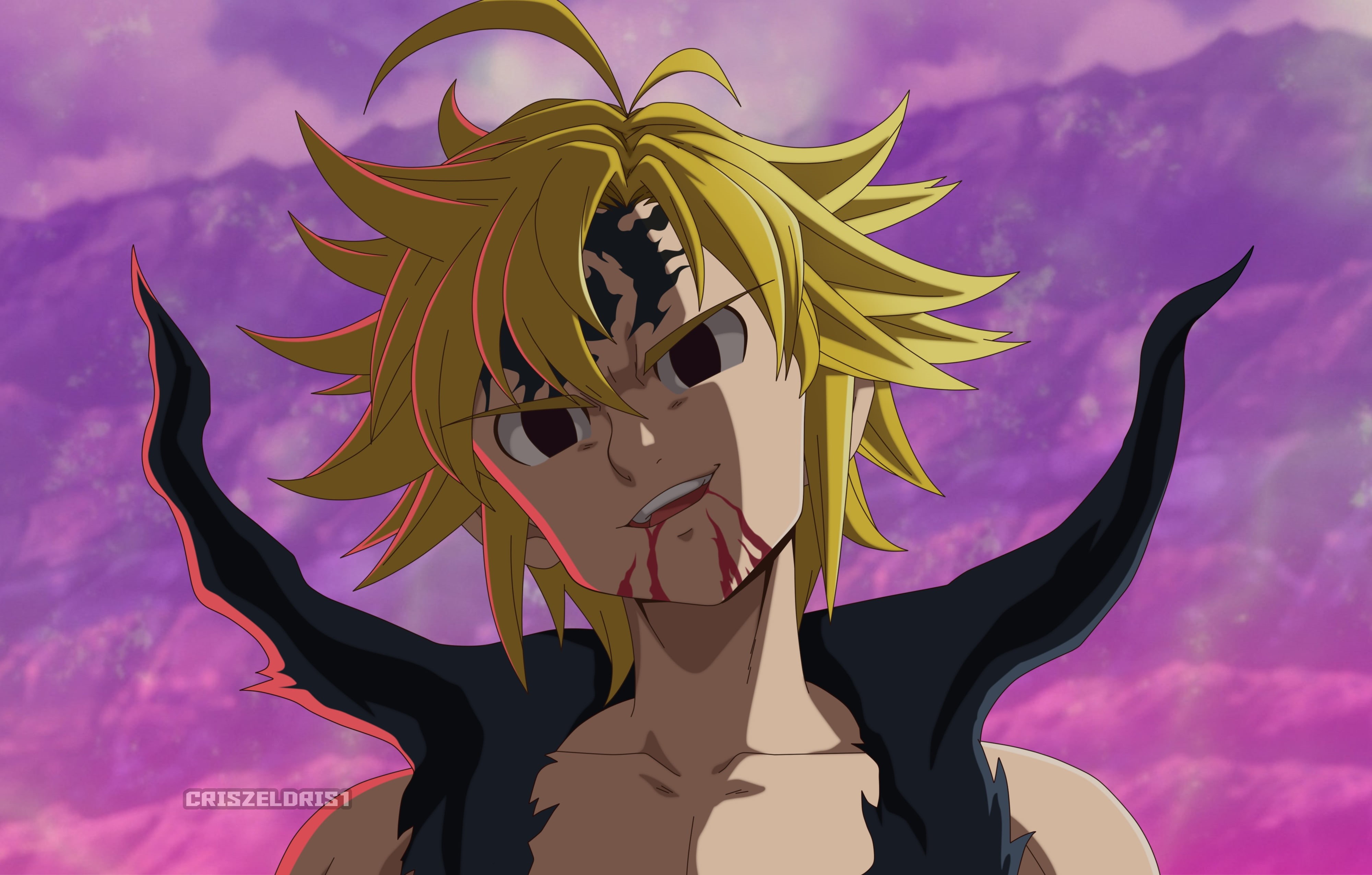 Wallpaper / Meliodas (The Seven Deadly Sins), The Seven Deadly Sins, 4K, Anime free download