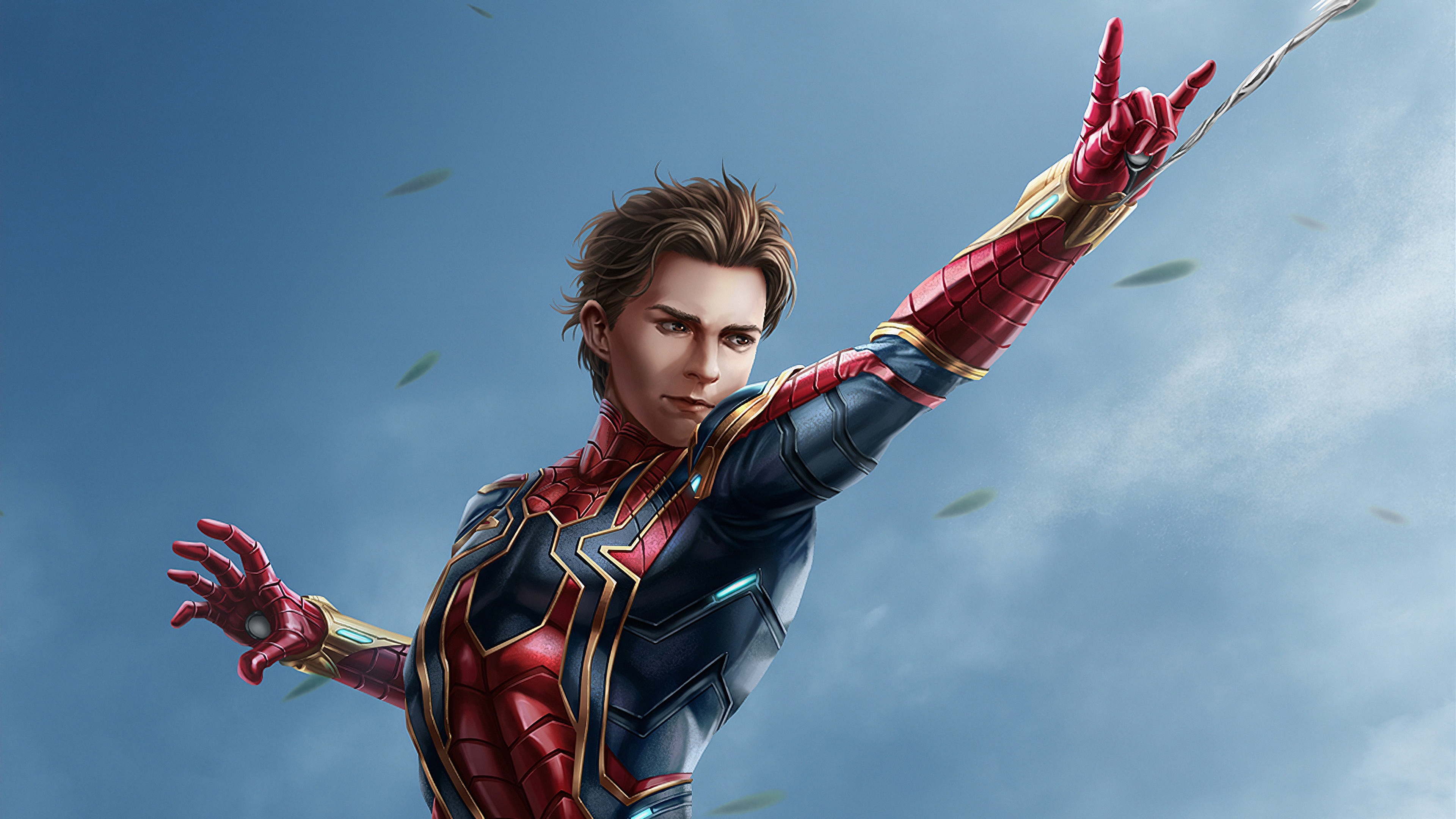 Wallpaper 4k Tom Holland Spiderman Wallpaper