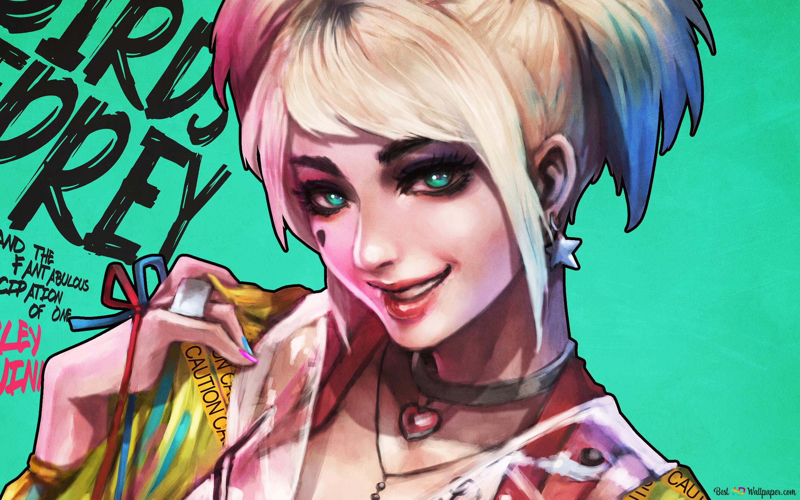 Harley Quinn Birds of Prey DC Comics 4K wallpaper download