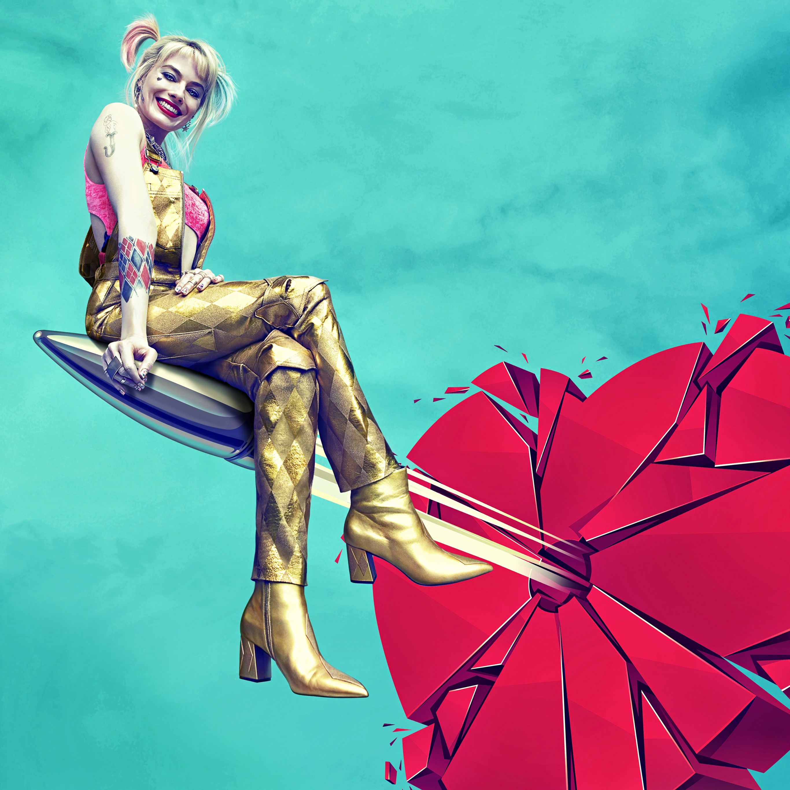 Margot Robbie as Harley Quinn Wallpaper 4K, Birds of Prey