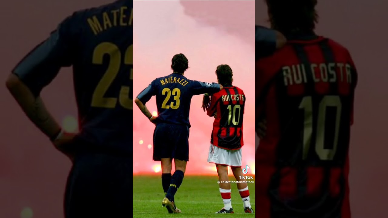 Marco Materazzi and Rui costa Coldest Photo Taken In Football