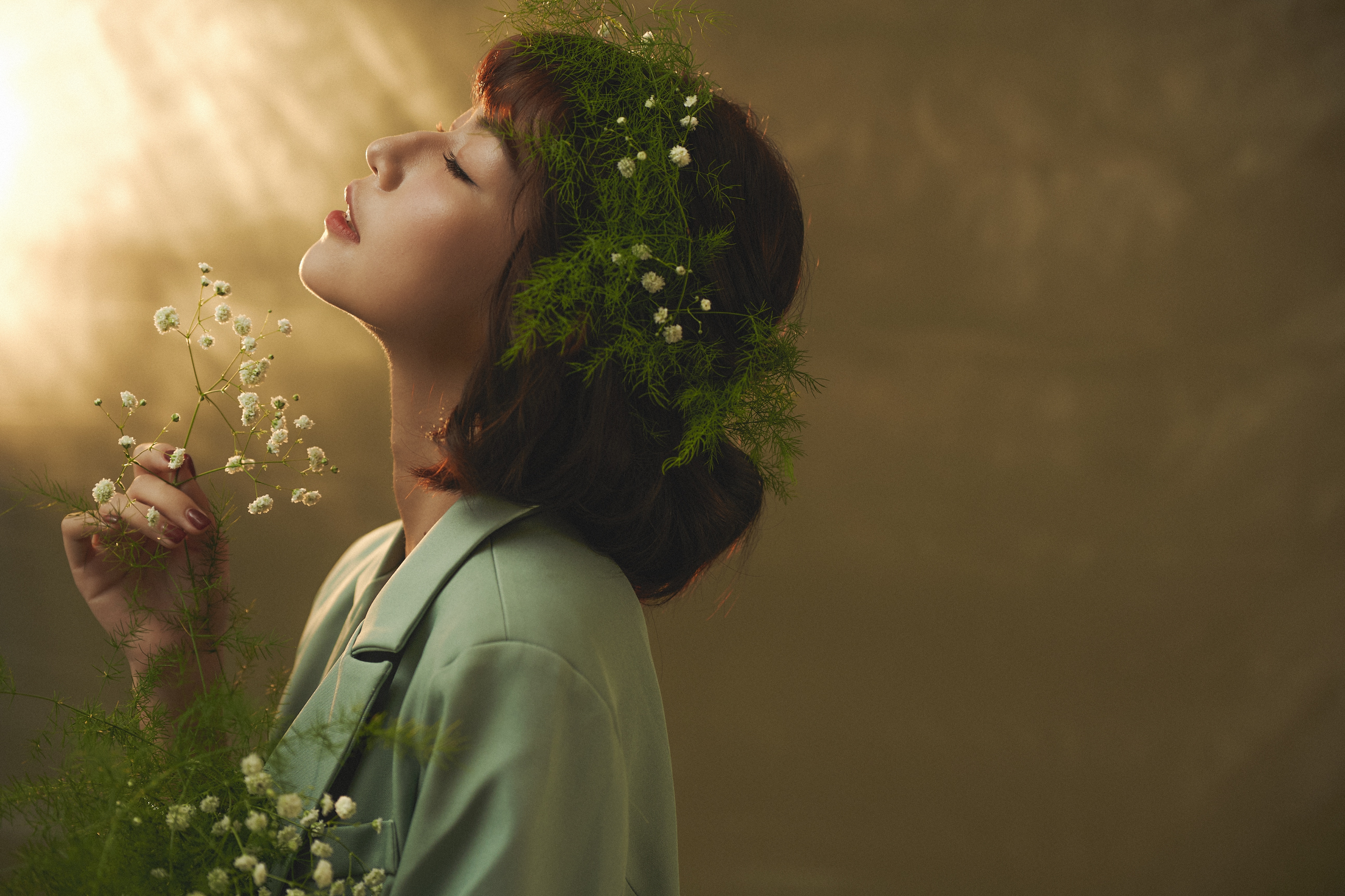 Mood 4K, Profile, Face, Hair Gallery HD Wallpaper