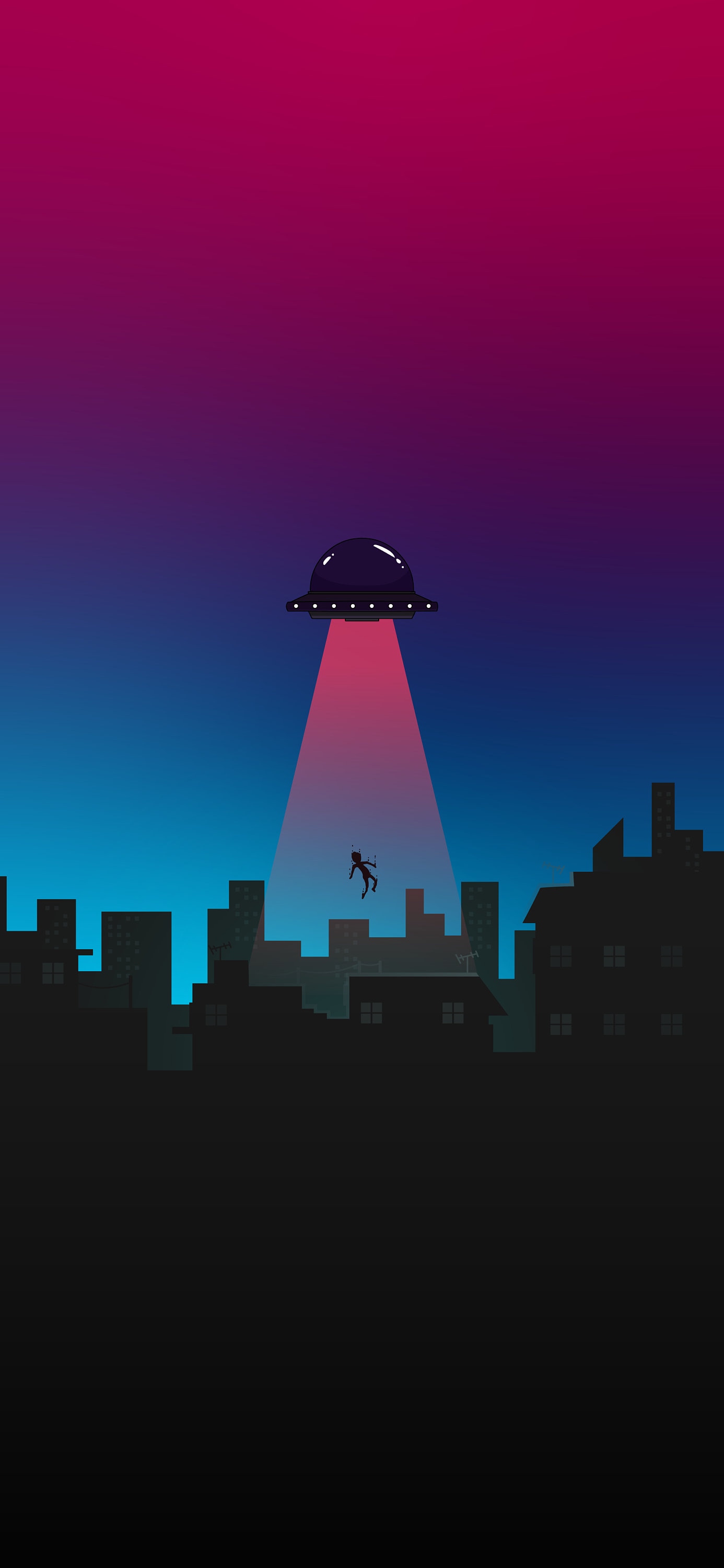 UFO Abduction Wallpaper 4K L Phone Wallpaper Digital