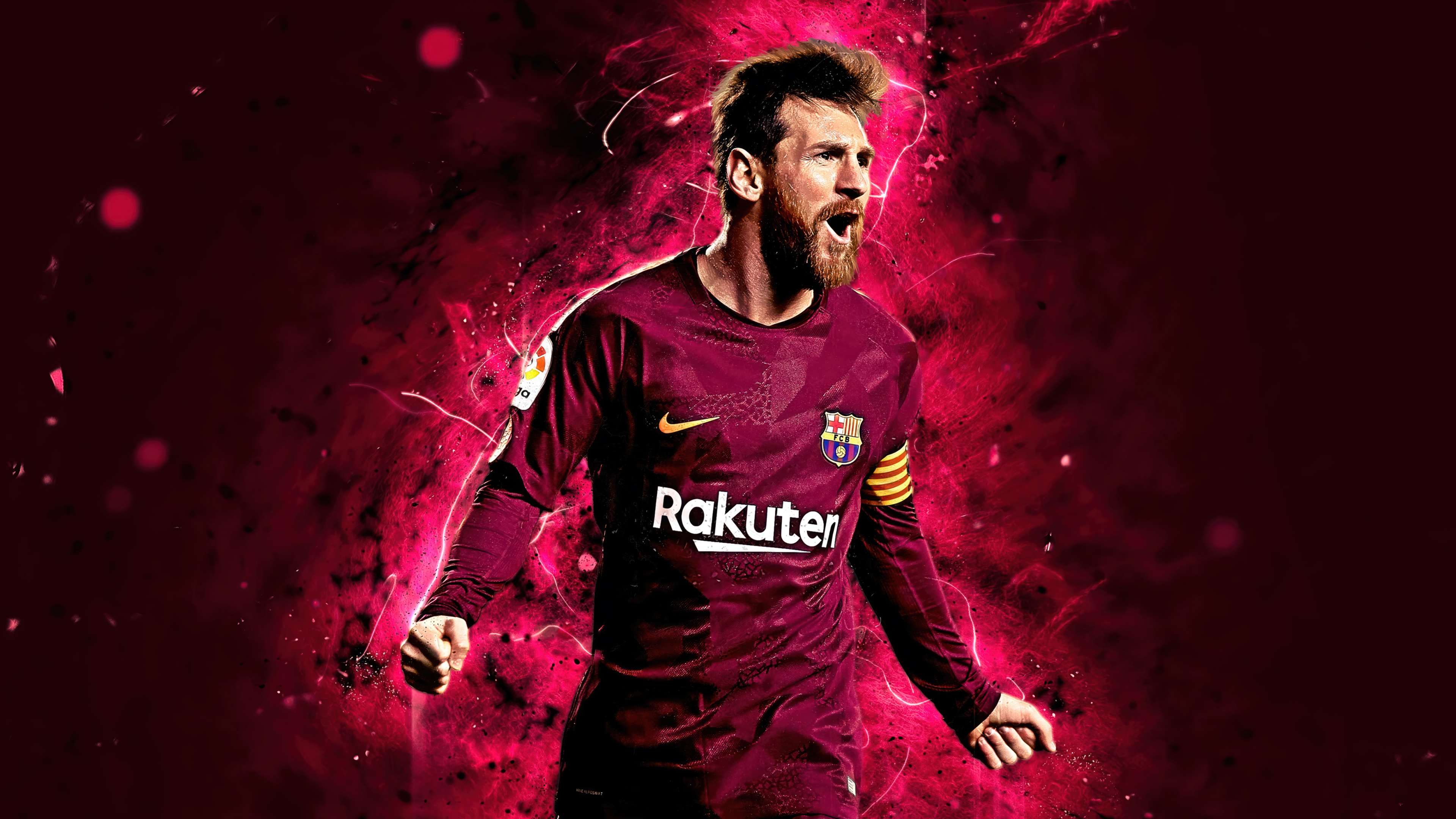 Lionel Messi 4K Wallpaper x 2160 pxK