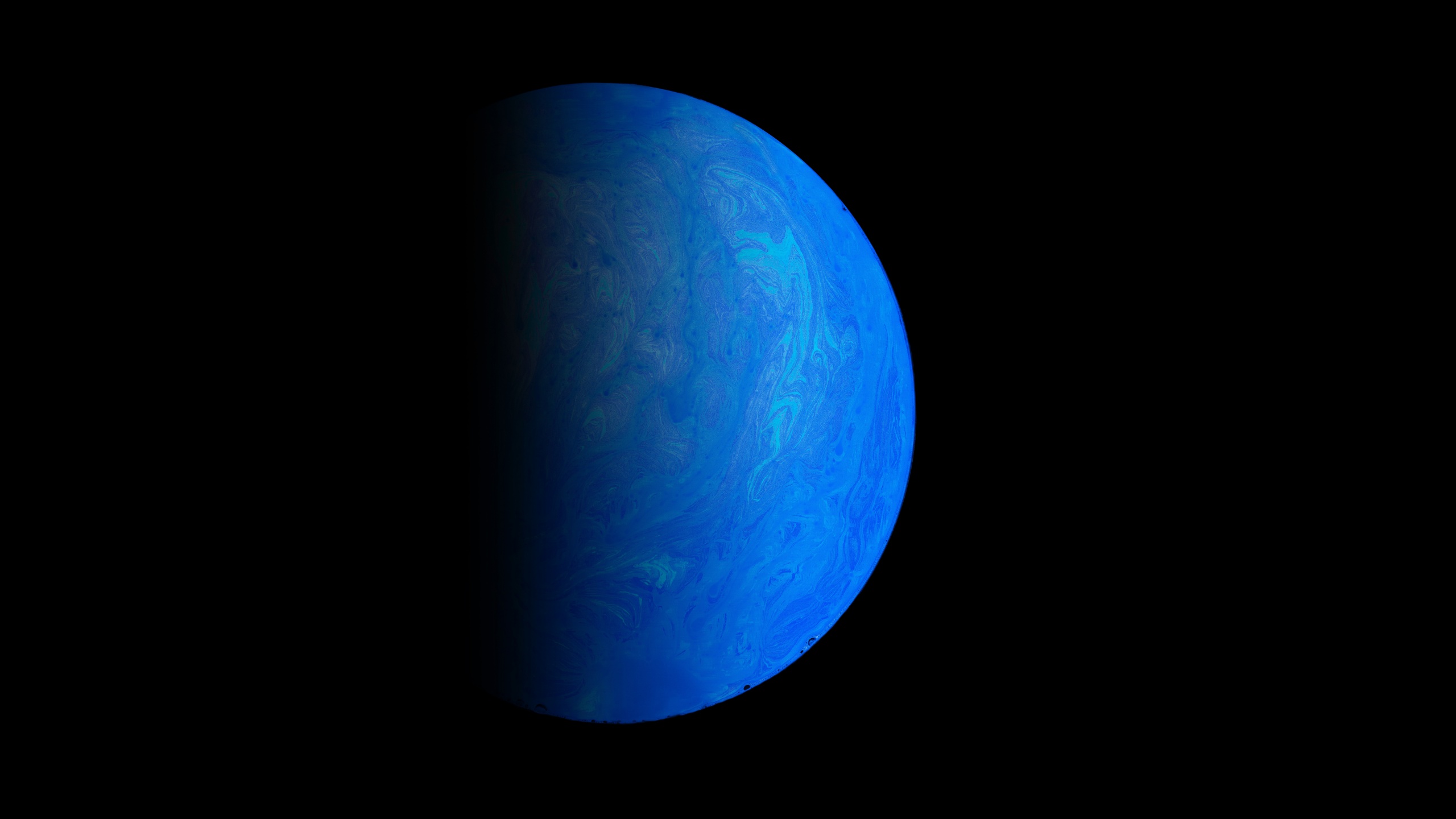 Planet Wallpaper 4K, Astronomy, Outer space, Blue