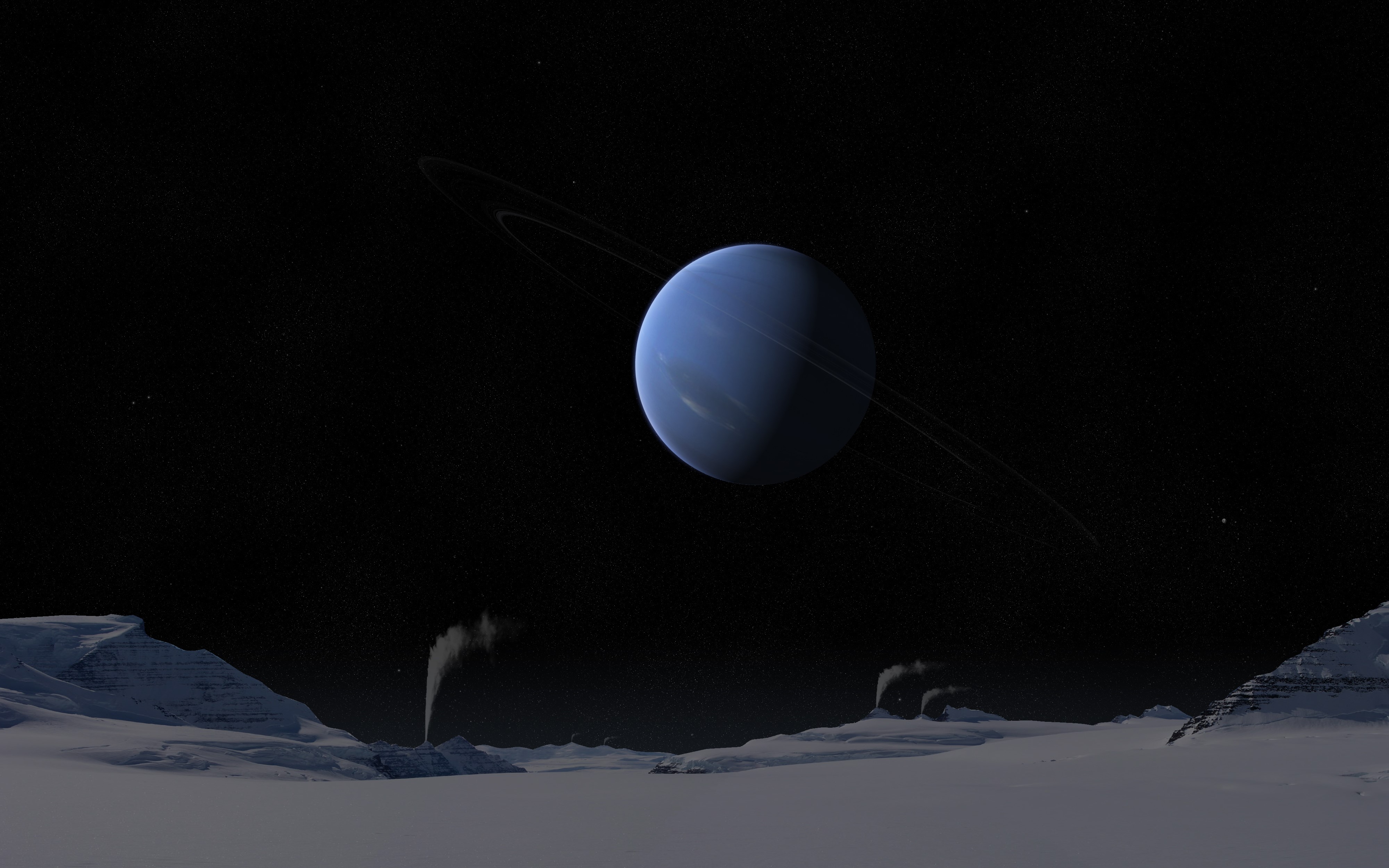 4K, Neptune, Planets Gallery HD Wallpaper