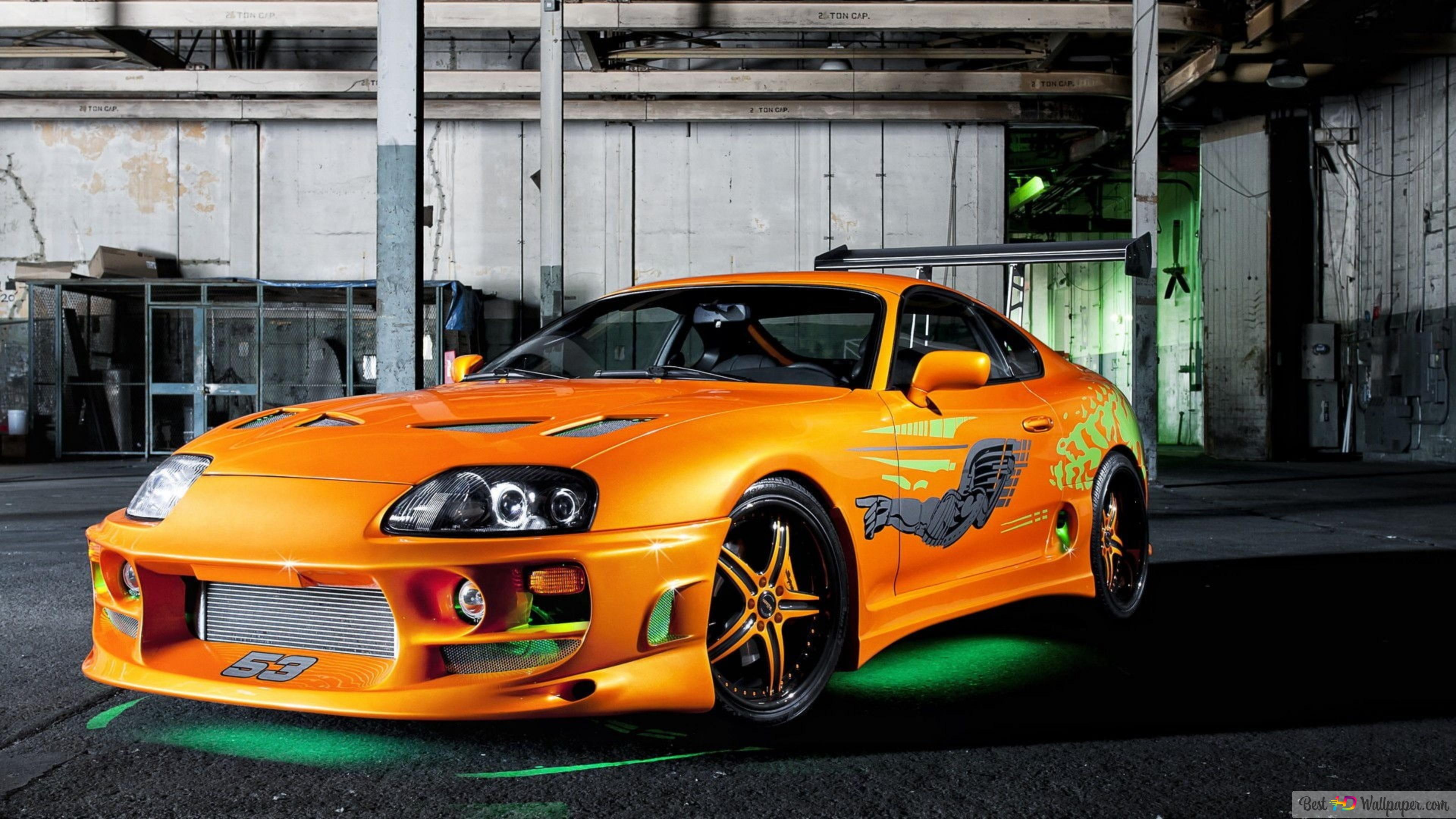 Fast and furious, toyota supra 4K wallpaper download