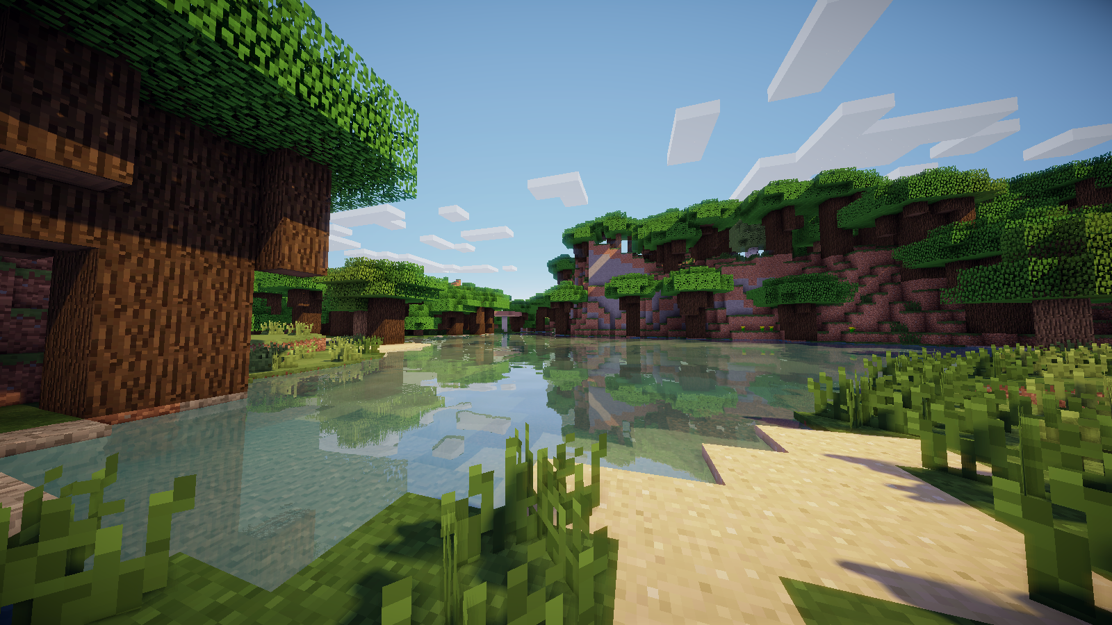 Wallpaper, garden, Tourism, Minecraft, resort, jungle, vacation, estate, mansion, screenshot, ecosystem, biome 1600x900