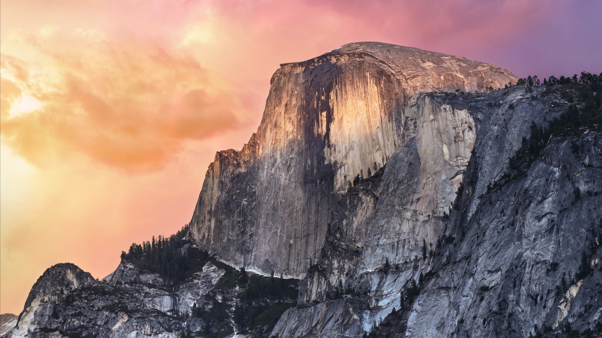 Wallpaper El Capitan, 5k, 4k wallpaper, 8k, yosemite, forest, OSX, apple, mountains, sunset, Nature