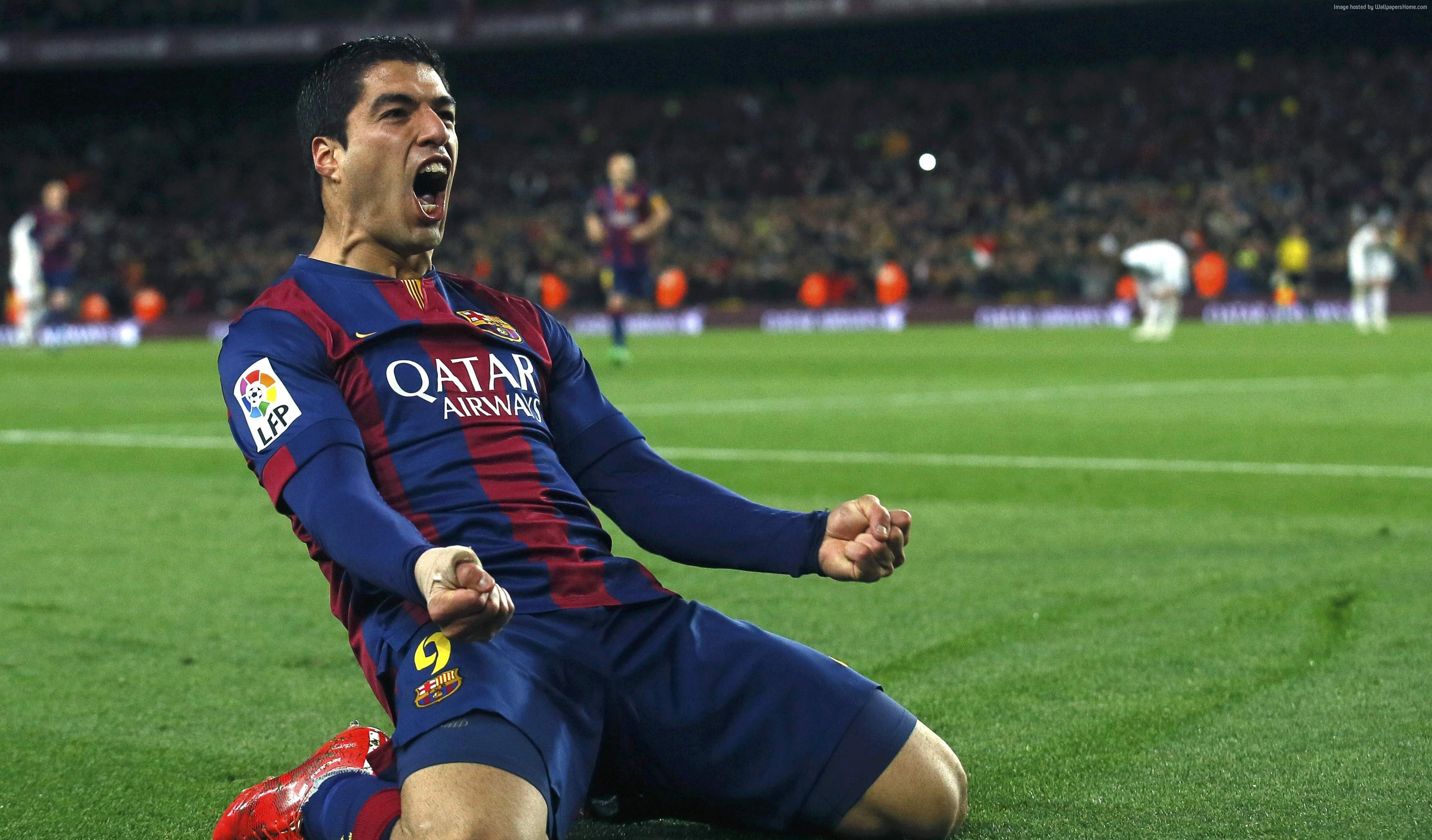 soccer, 4K, FCB, Barcelona, Luis Suárez Gallery HD Wallpaper