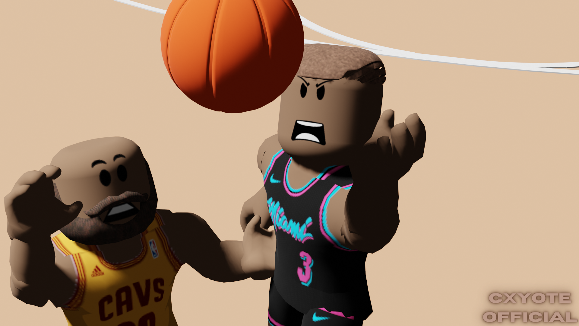 Twitter 上的Cxyote：GFX i made for my Roblox basketball game, #RobloxDev # roblox #GFX #blender #robloxdeveloper