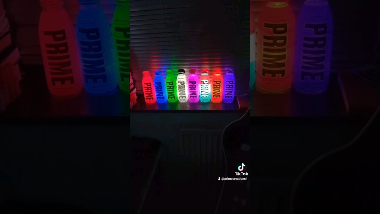 PRIME Hydration drink LED Lights got me going psycho