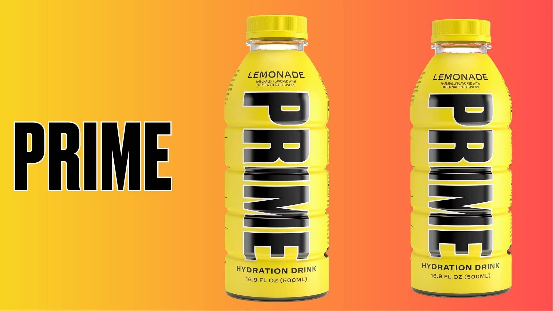 Amazon.com, LifeChoices- Prime Hydration Drink Sports Beverage Lemonade Naturally Flavored, 10% Coconut Water, 250mg BCAAs, B Vitamins, Antioxidants, 834mg Electrolytes, Only 20 Calories per 16.9 Fl Oz Bottle (Pack of 12)