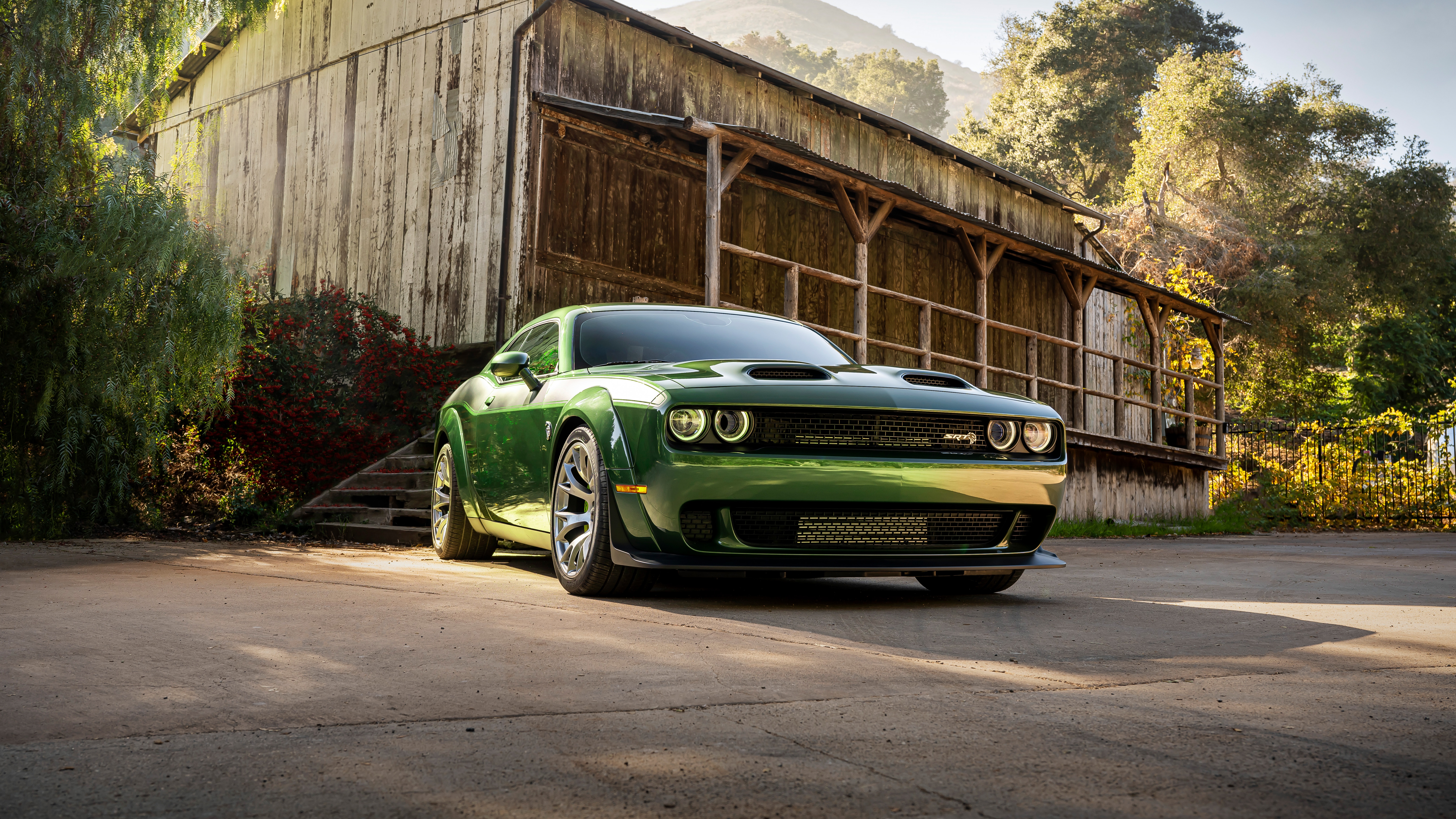 Dodge Challenger SRT Hellcat Redeye Widebody Wallpaper 8K