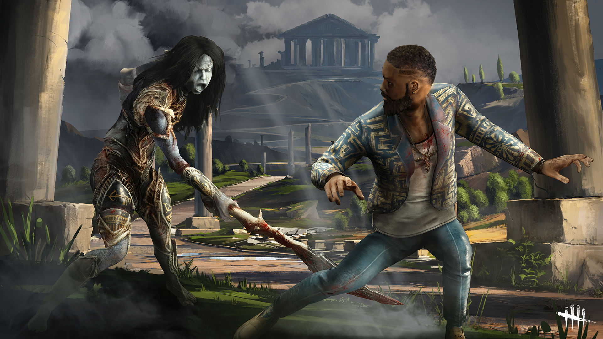 Dead by Daylight The Spirit and Adam Francis, ancient nightmares manifest in the flesh, both eternal and torturous. Become Legends with The Spirit's Furious Nyx Outfit & Adam's Herald