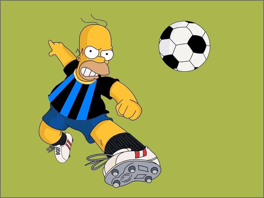 Football Homer !!. Futebol, Homer simpson, Todos os desenhos