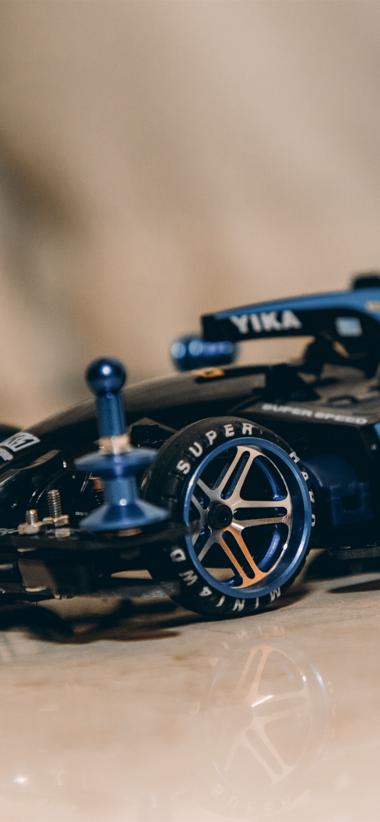 Blue F1 Race Car, Toy 1242x2688 IPhone 11 Pro XS Max Wallpaper, Background, Picture, Image