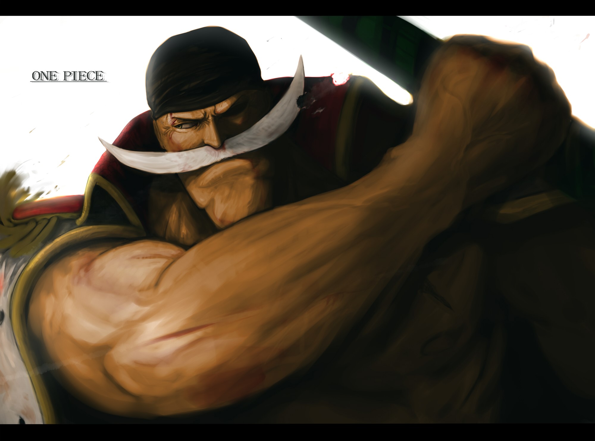 Wallpaper / One Piece, Edward Newgate, muscles, anime men, anime, warrior free download