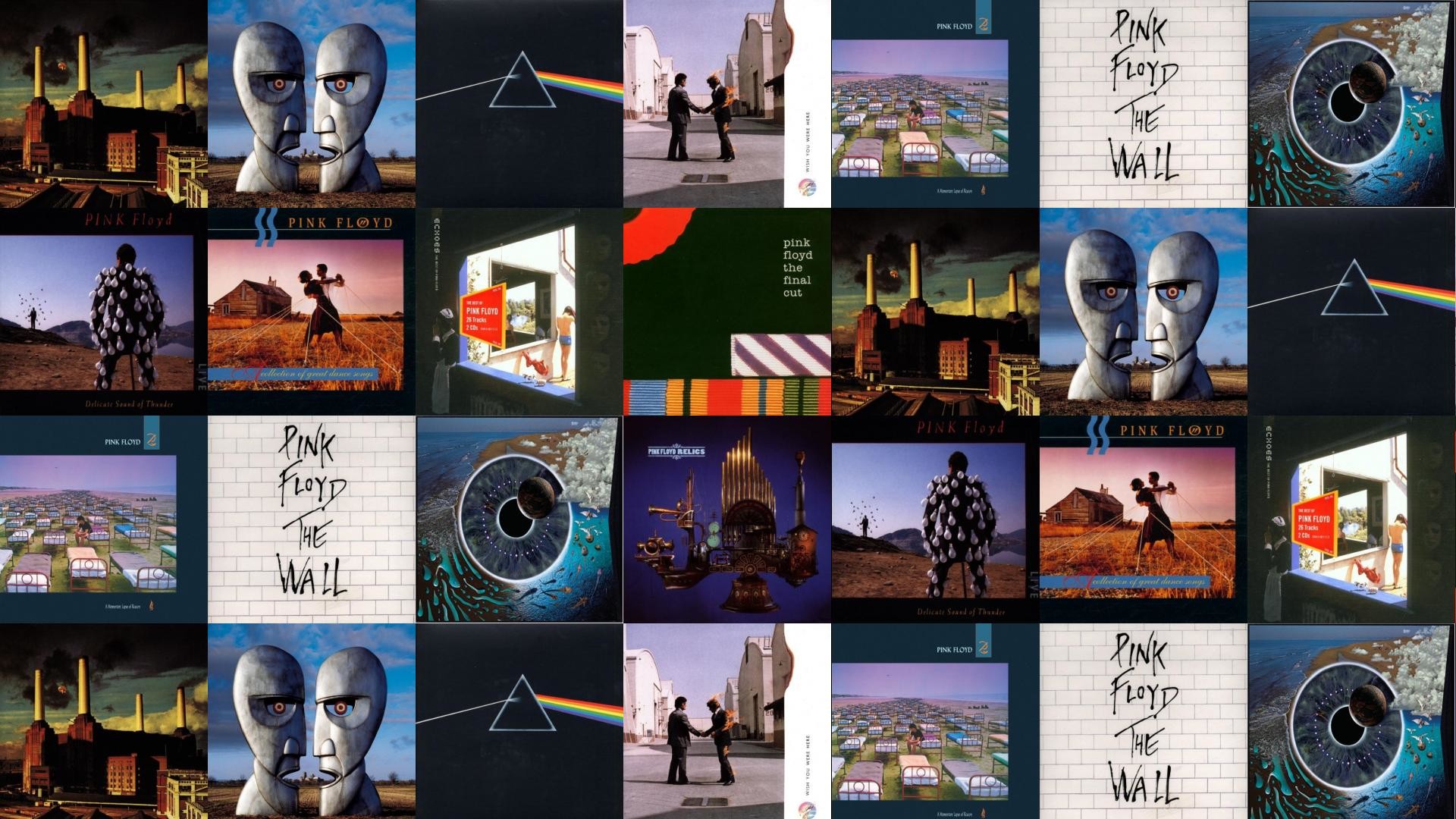 Pink Floyd Album Covers Wallpaper