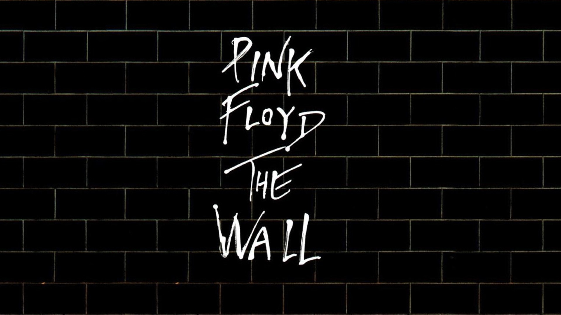 Pink Floyd Album Covers Cover Art Black Background Rock Bands Bricks Band Wallpaper:1920x1080