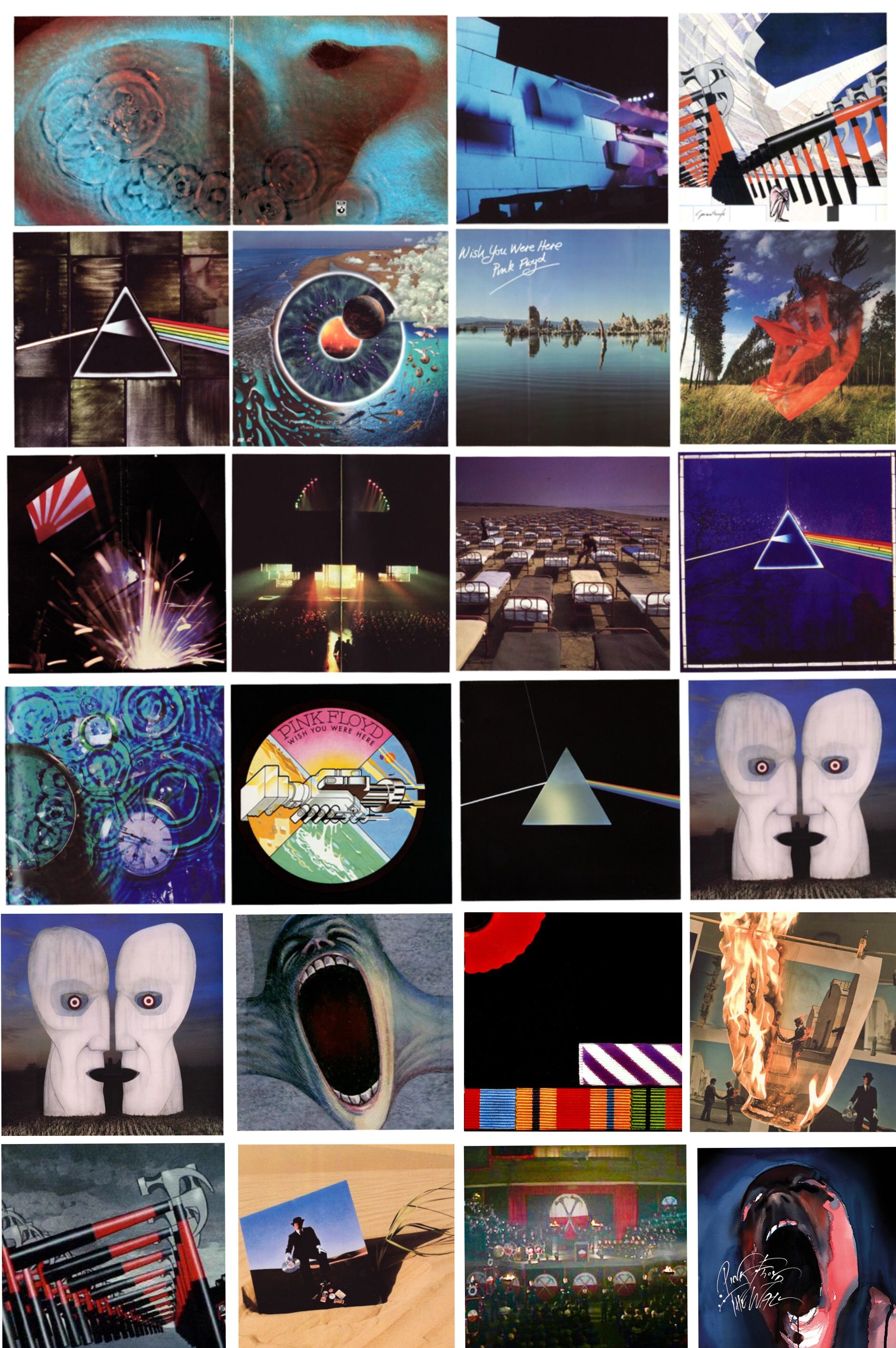 Pink Floyd Covers. Pink floyd wallpaper, Pink floyd album covers, Pink floyd albums