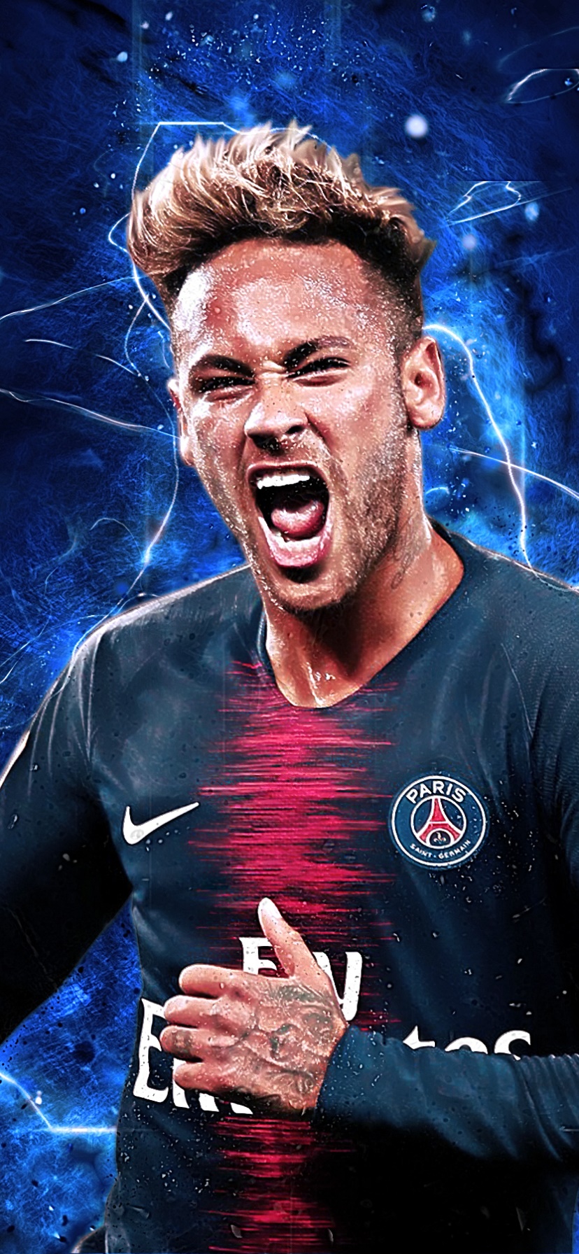 Wallpaper / Sports Neymar Phone Wallpaper, Soccer, Paris Saint Germain F.C., 828x1792 Free Download