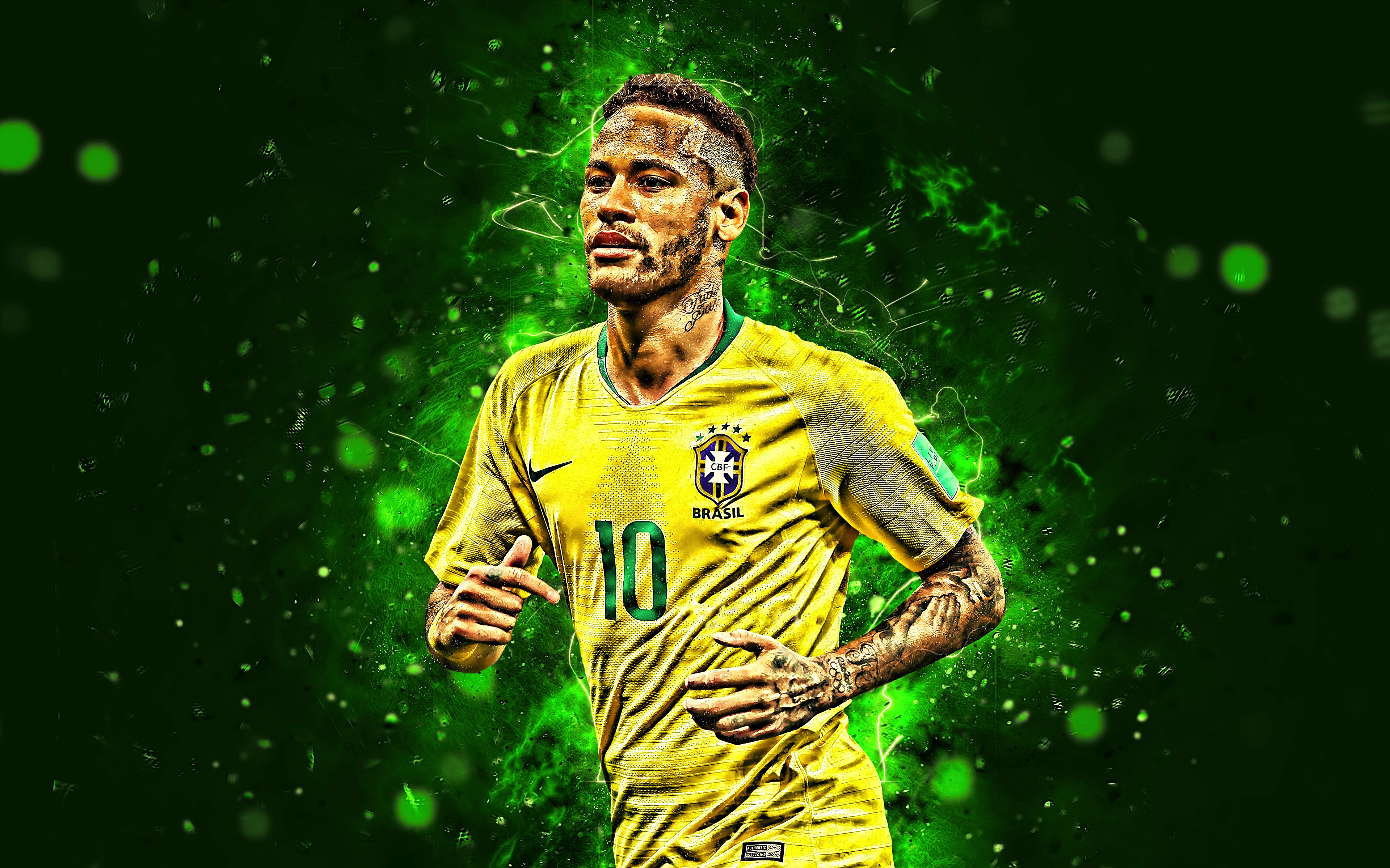 Footballer, Neymar, Brazilian, Soccer Gallery HD Wallpaper
