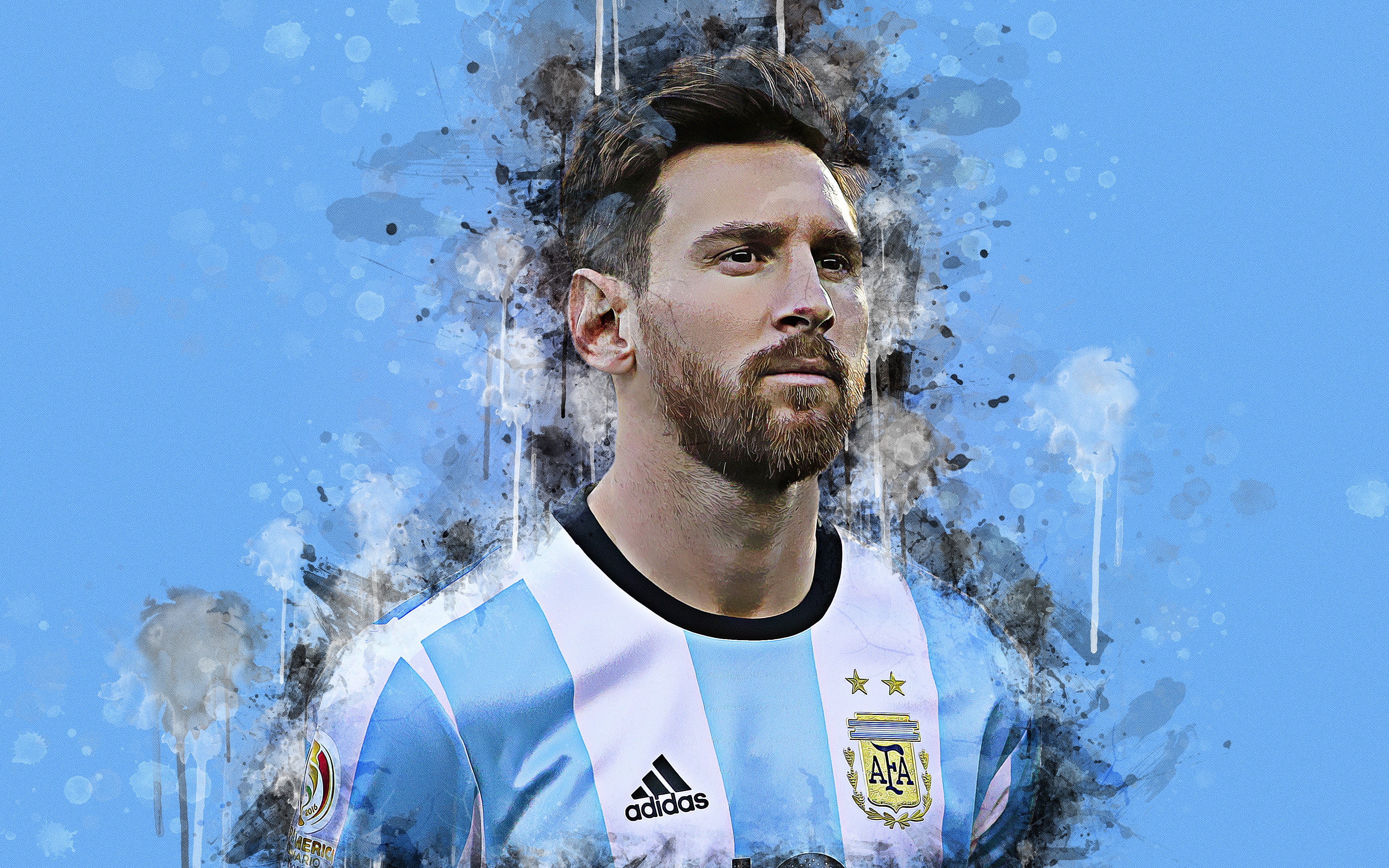 Wallpaper / Lionel Messi, Argentinian, Soccer, 4K free download